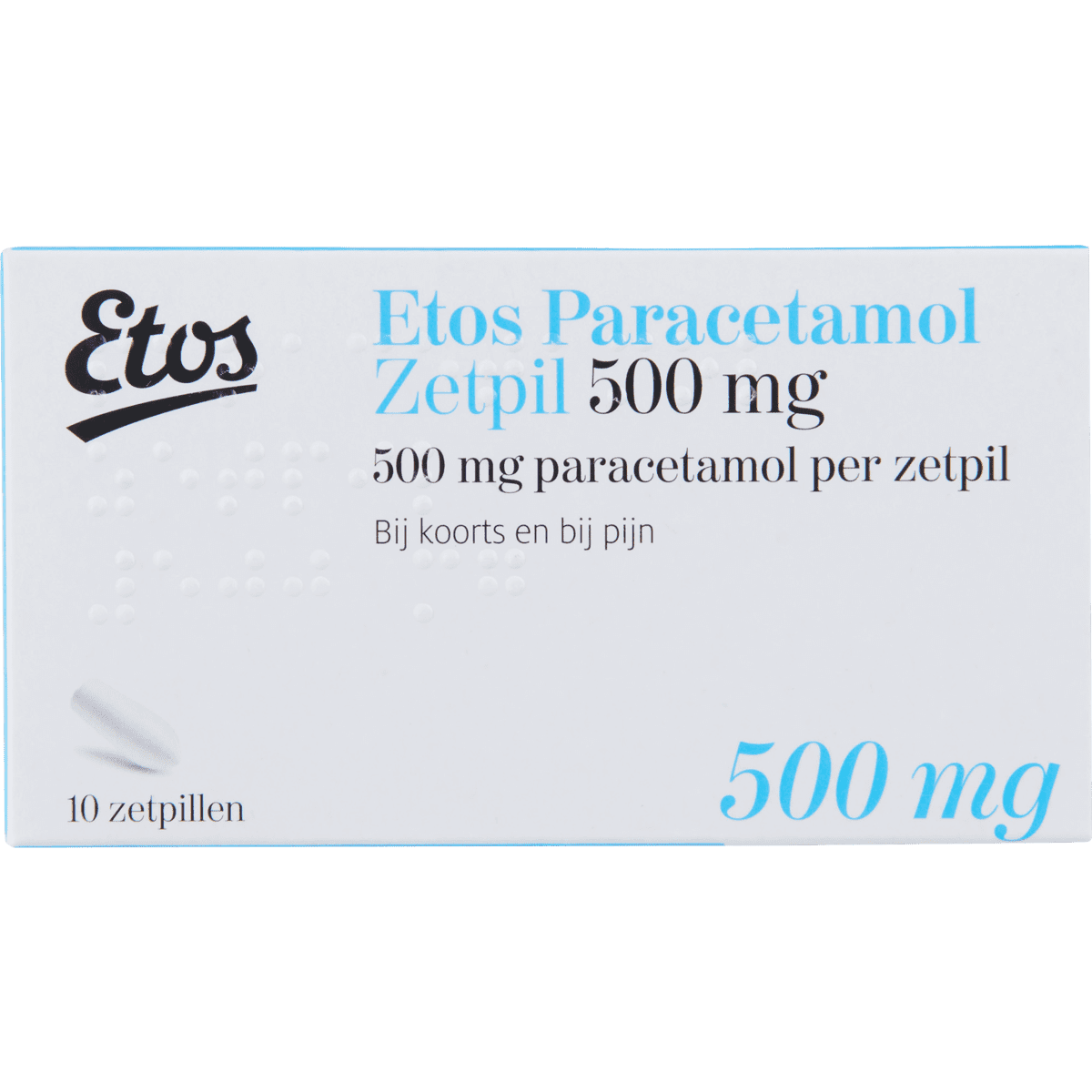 Etos Paracetamol 500 mg Zetpil 10 EA Etos