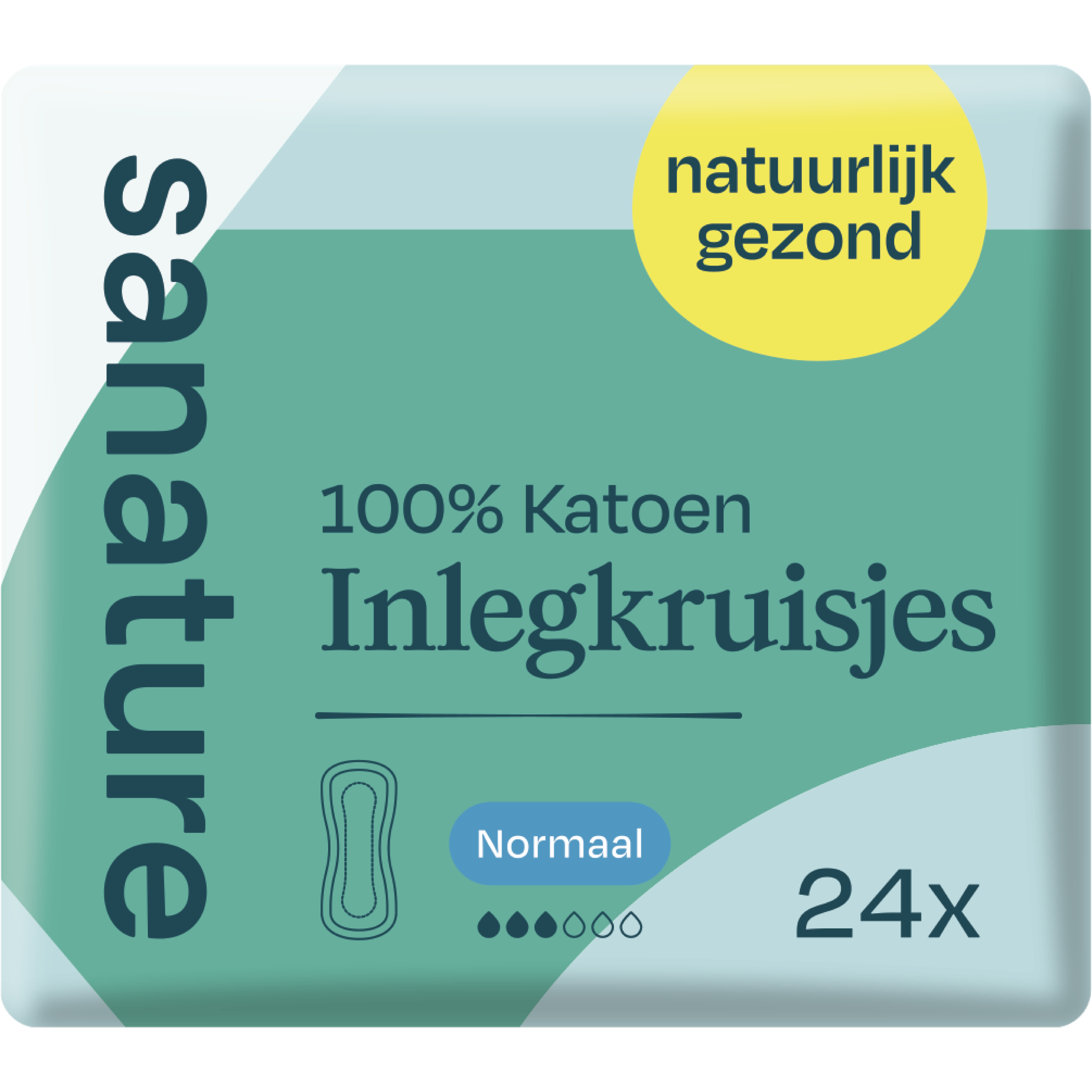 Sanature 100% Katoenen Inlegkruisjes Normaal Zakje 24 stuks