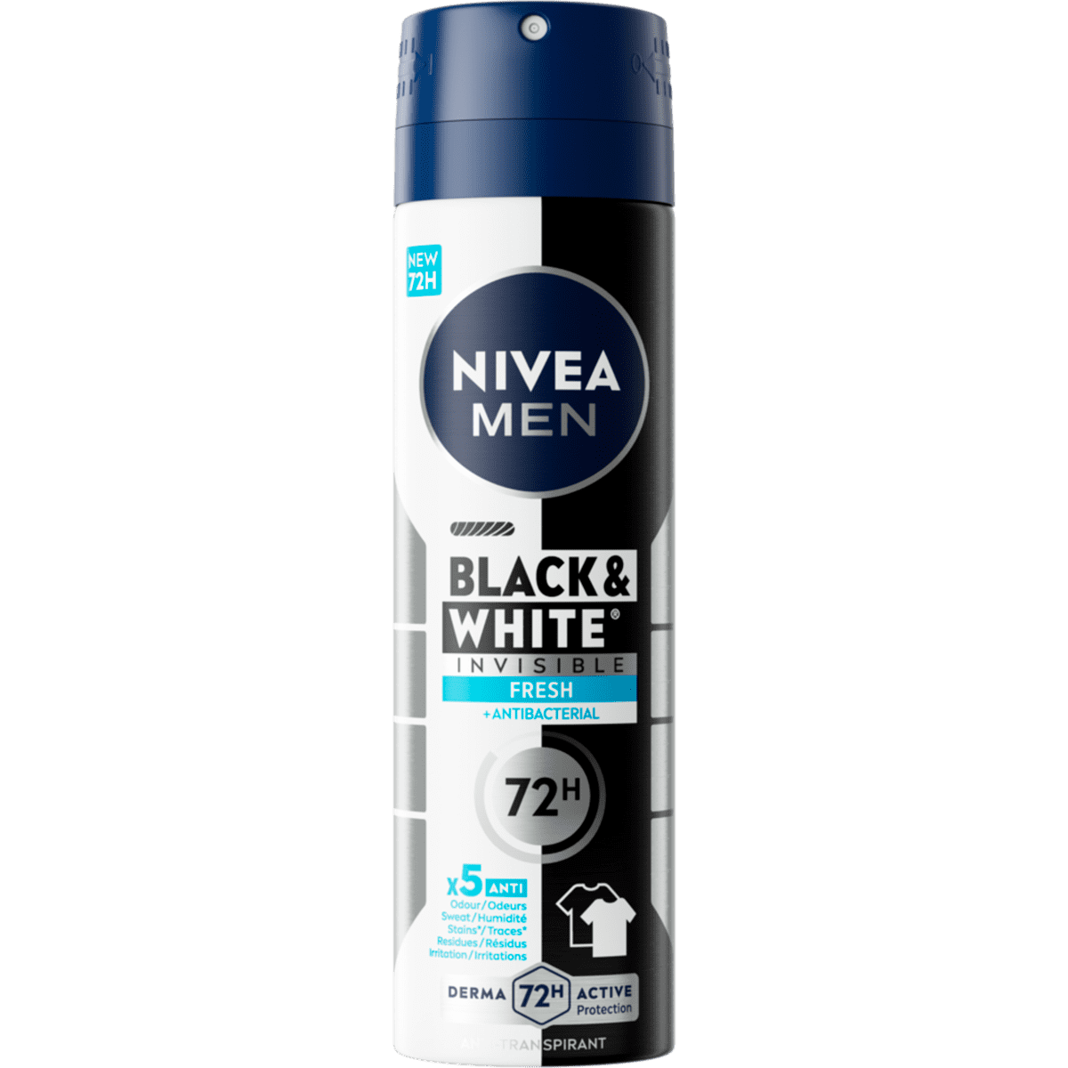 NIVEA MEN Black & White Invisible Fresh Deodorant Spray 150 ML
