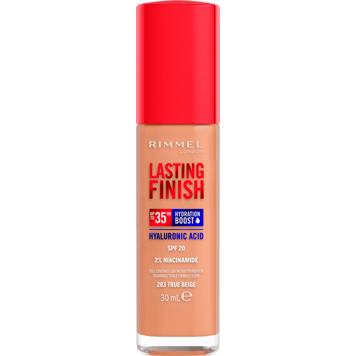 Rimmel London Lasting Finish 35Hr Foundation 203 True Beige
