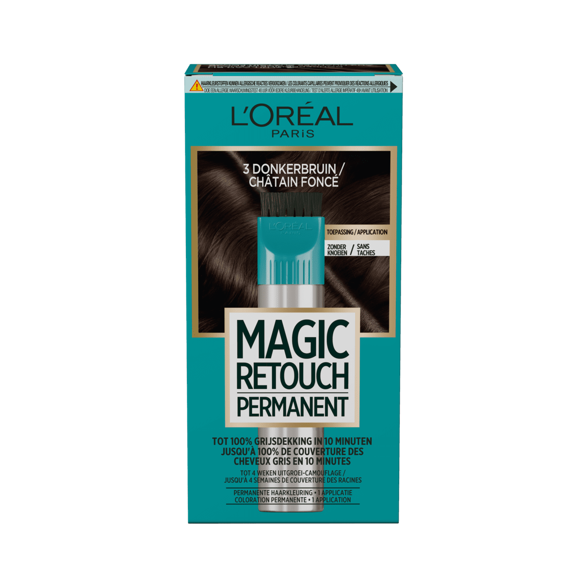 L'Oréal Paris Magic Retouch Permanente Haarverf 3 Donkerbruin