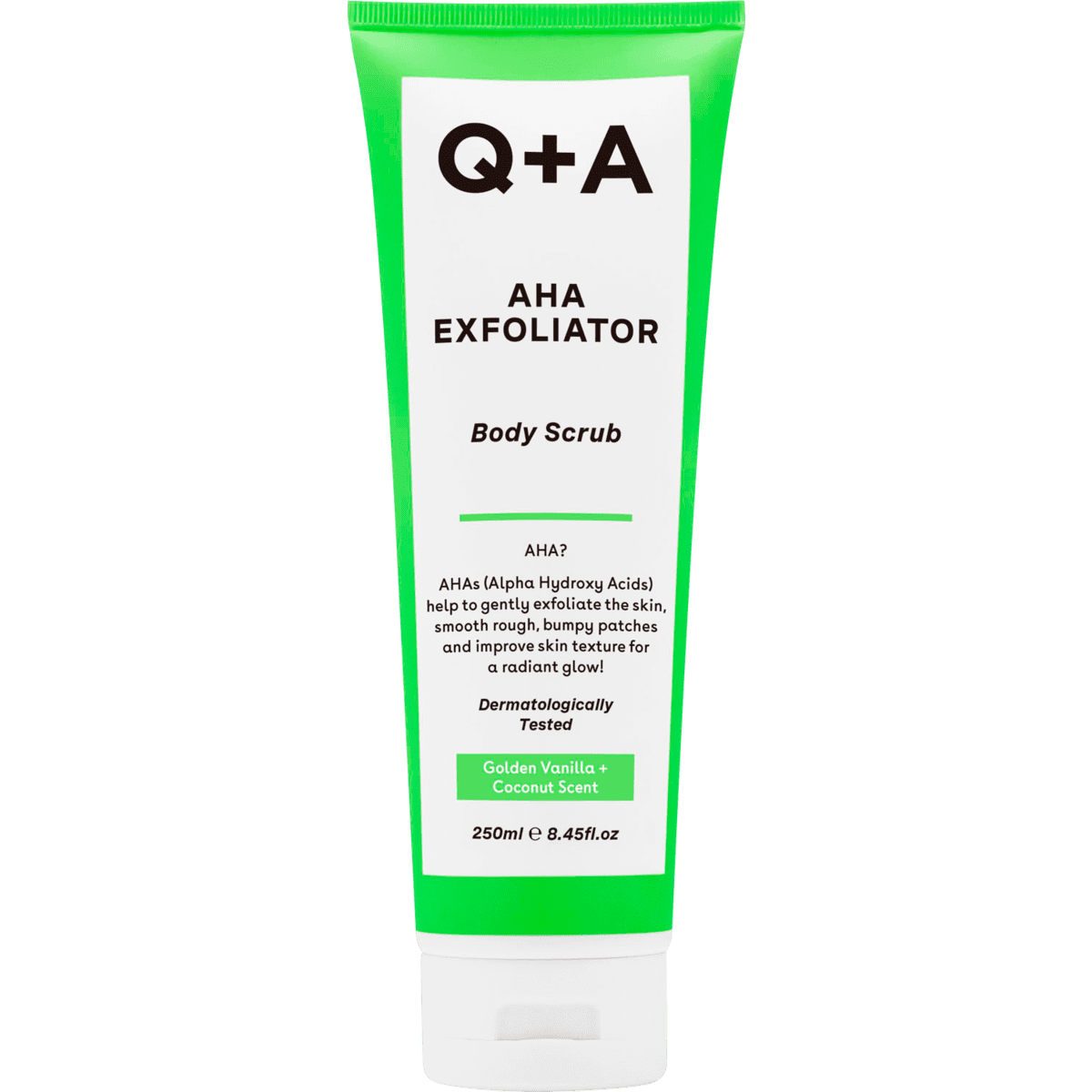 Q+A AHA Exfoliator Bodyscrub 250 ML