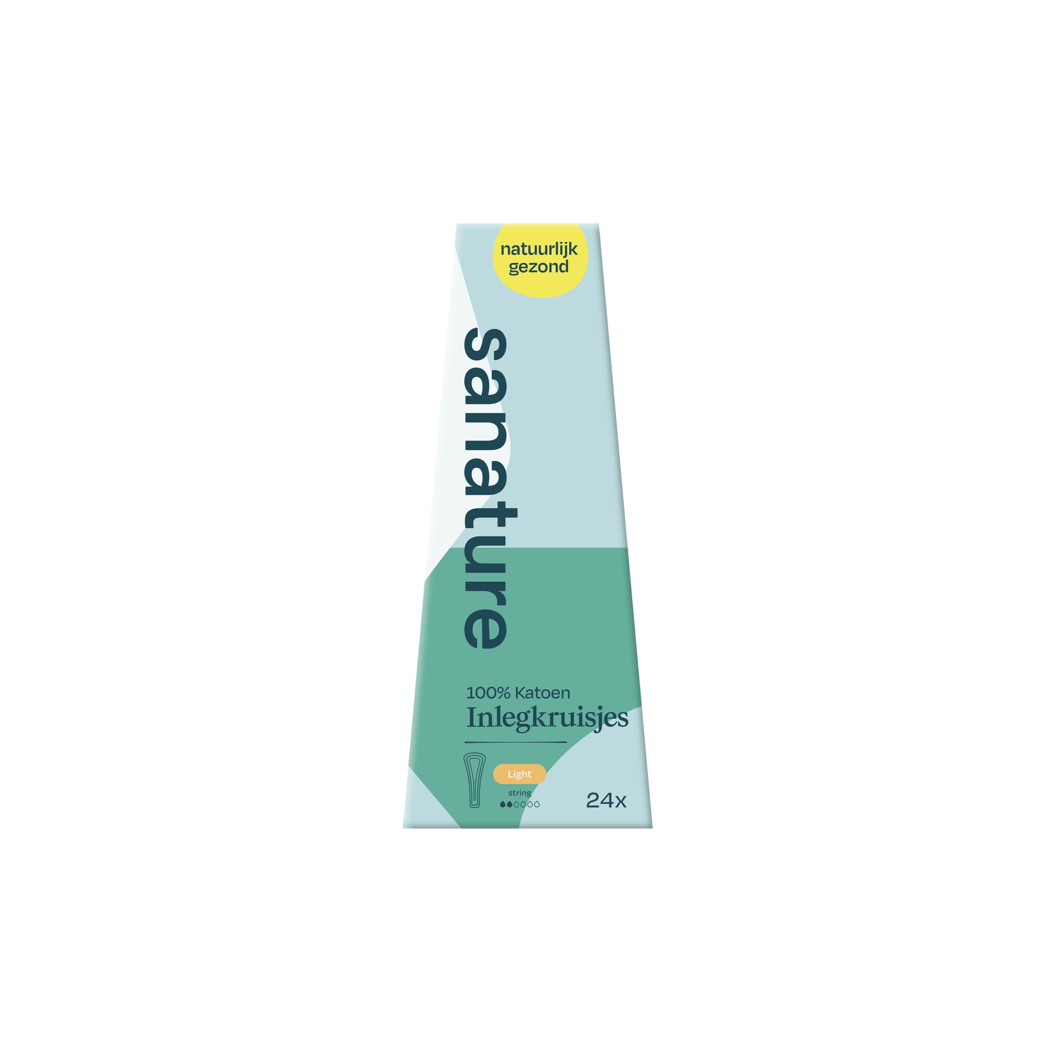 Sanature 100% Katoenen Inlegkruisjes String 24 stuks