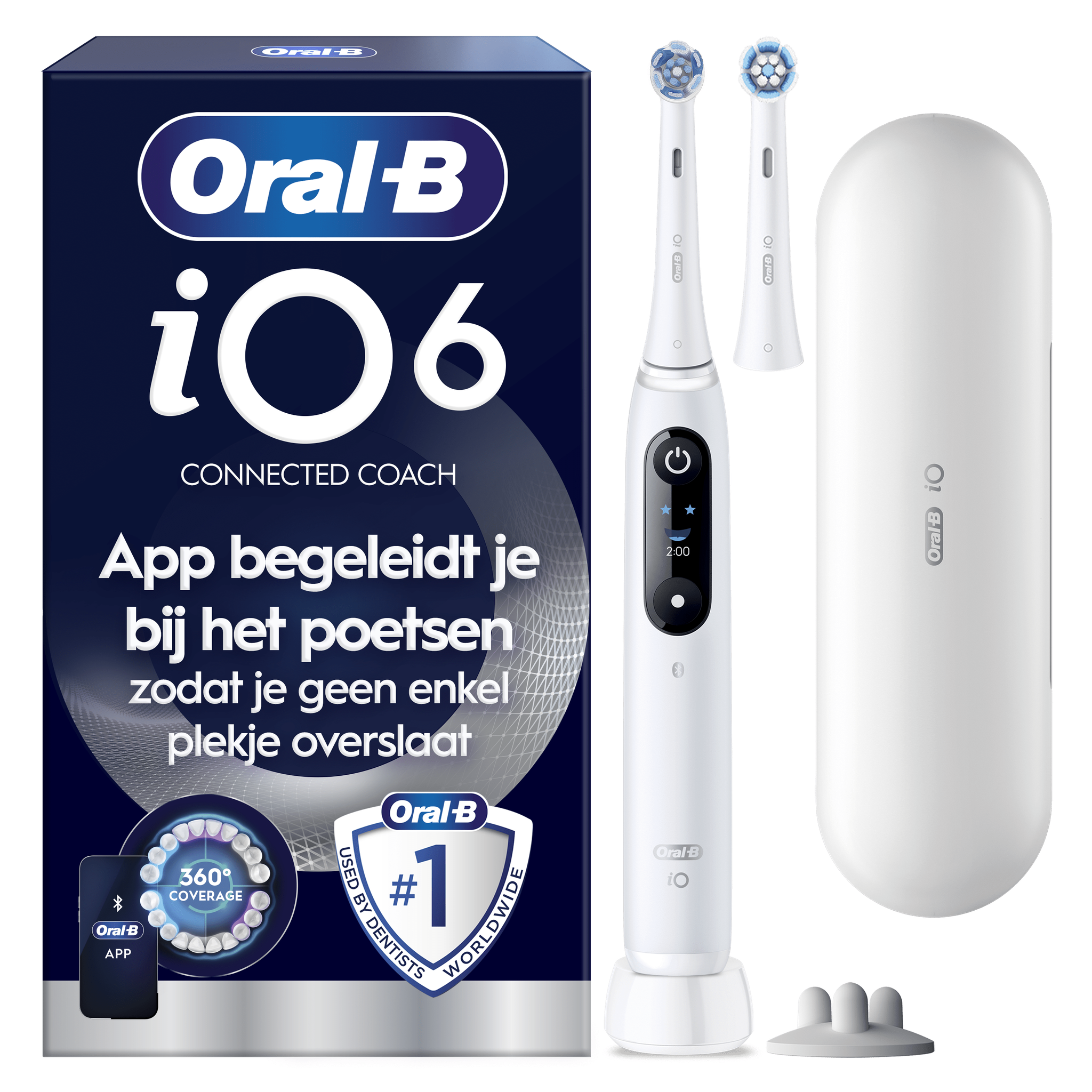 Oral-B iO 6S Wit Elektrische Tandenborstel