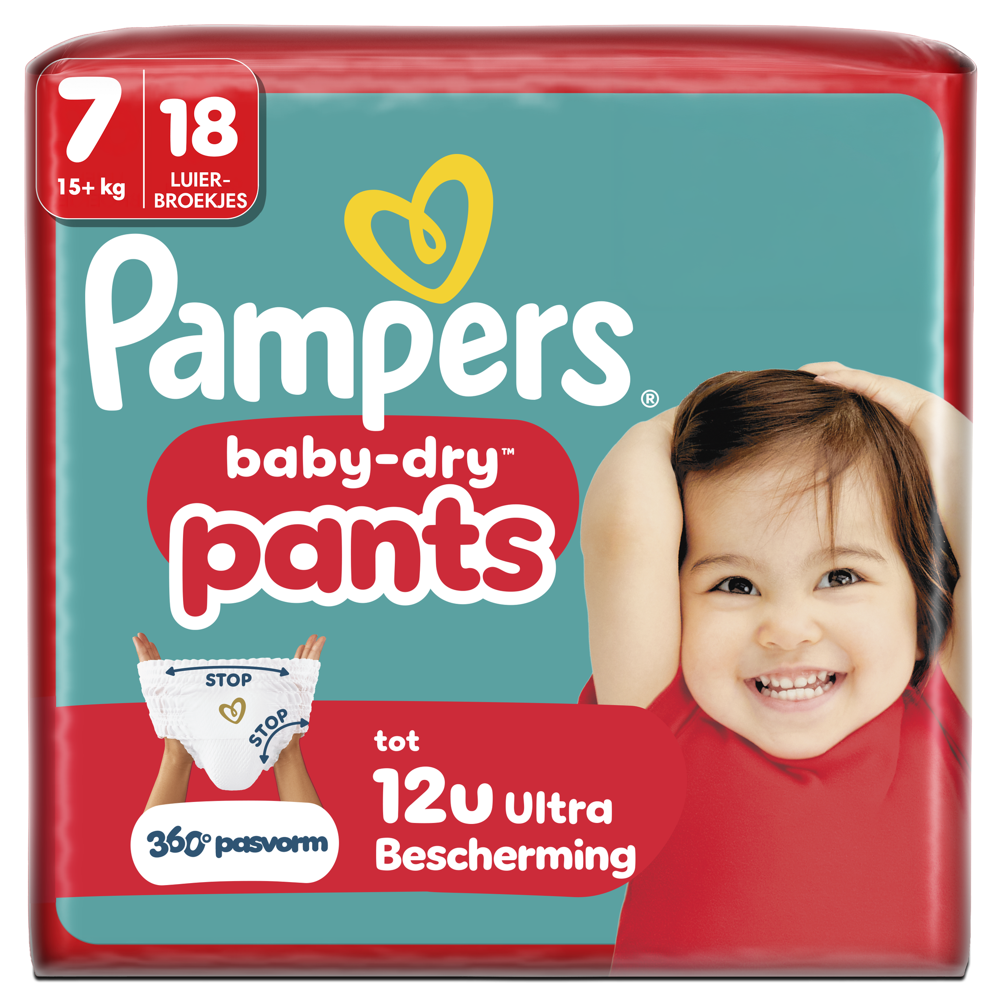 Pampers Baby Dry Pants Luierbroekjes Maat 7 15+ kg 18 stuks
