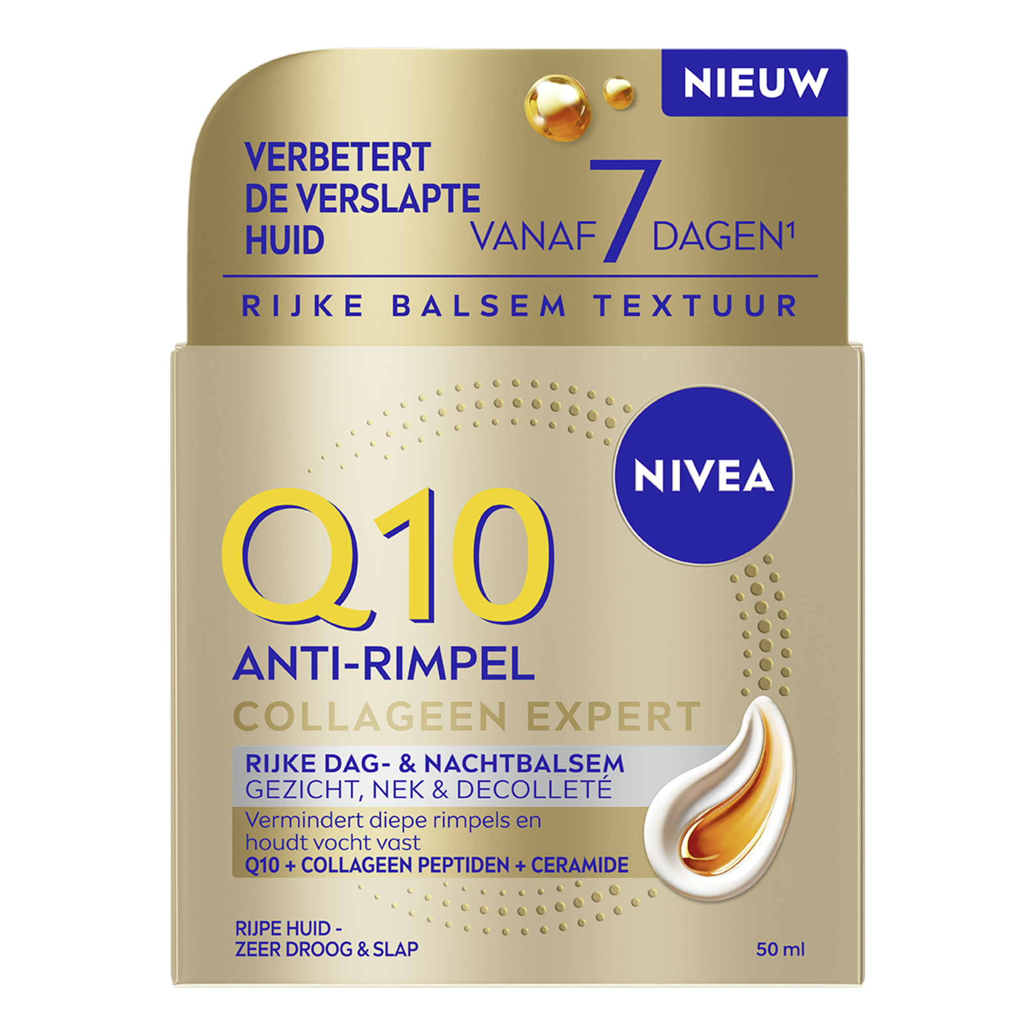 NIVEA Q10 Anti-Rimpel Collageen Expert Dag- en Nacht Repair Balm 50 ML