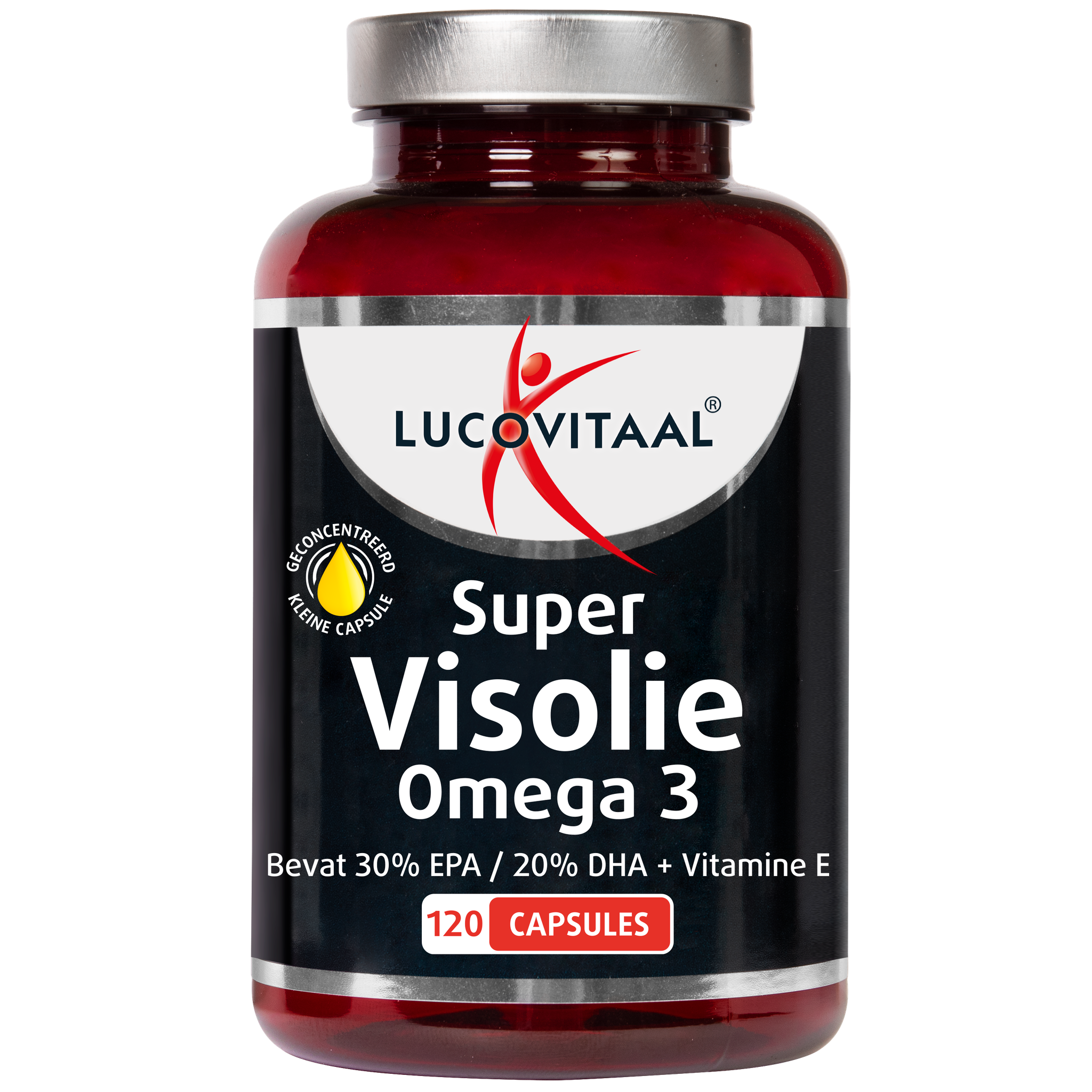 Lucovitaal Super Visolie Omega 3 Capsules 120 stuks