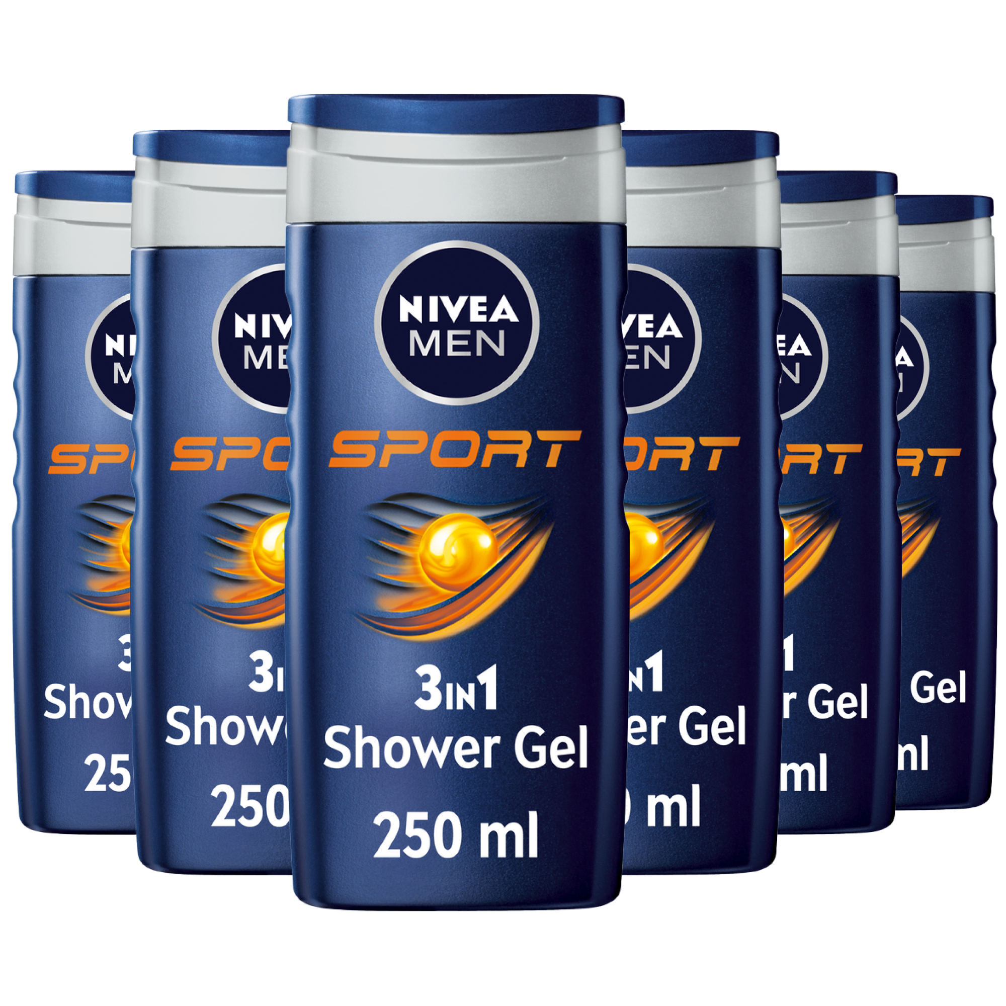 NIVEA MEN Sport Douchegel 250 ML Multipack 6 stuks
