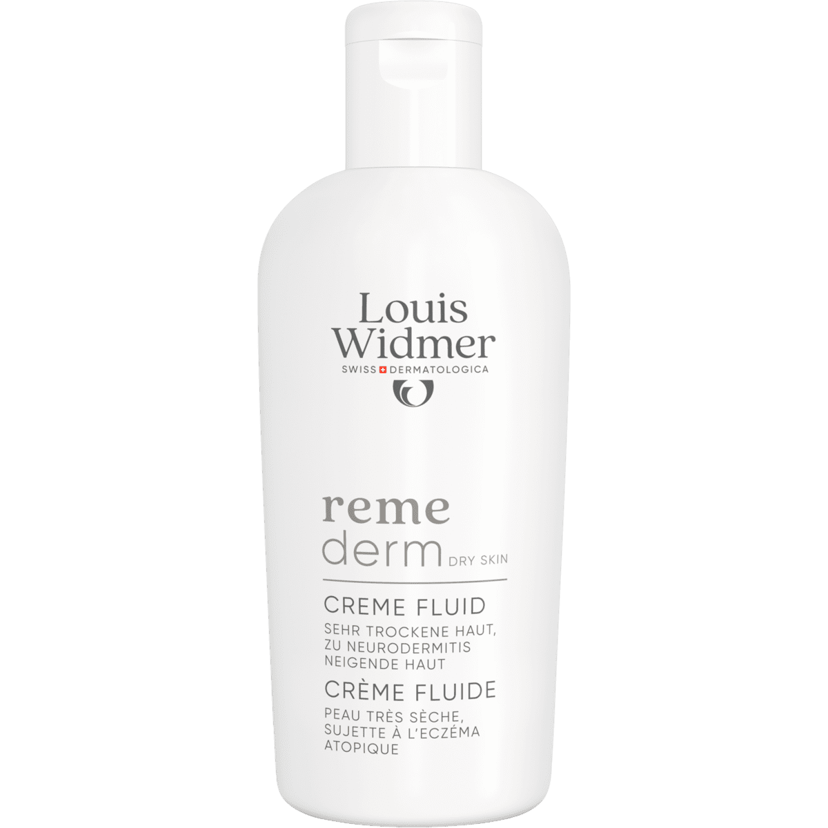Louis Widmer Remederm Crème Fluide Zonder Parfum 200 ML