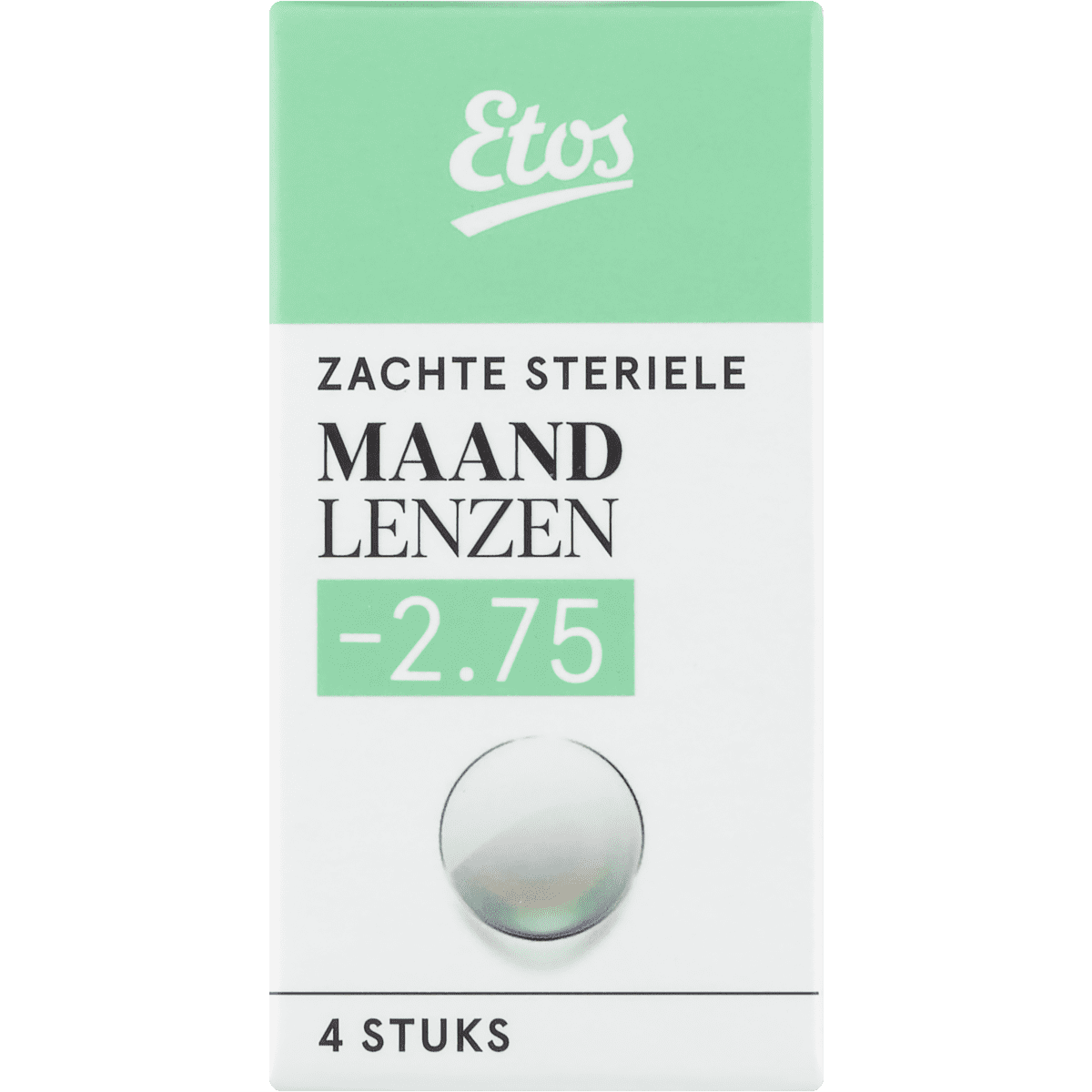 Etos Zachte Maandlenzen -2.75 4 stuks