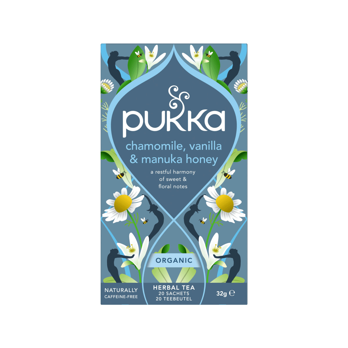 Pukka Theezakjes Organic Chamomille, Vanille & Manuka 20 stuks