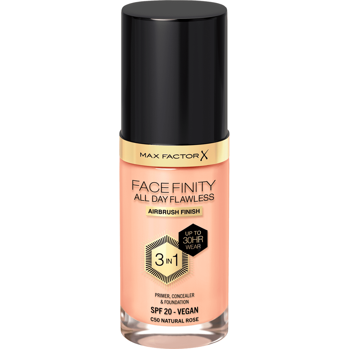 Max Factor Facefinity Foundation Natural Rose/C50 30 ML