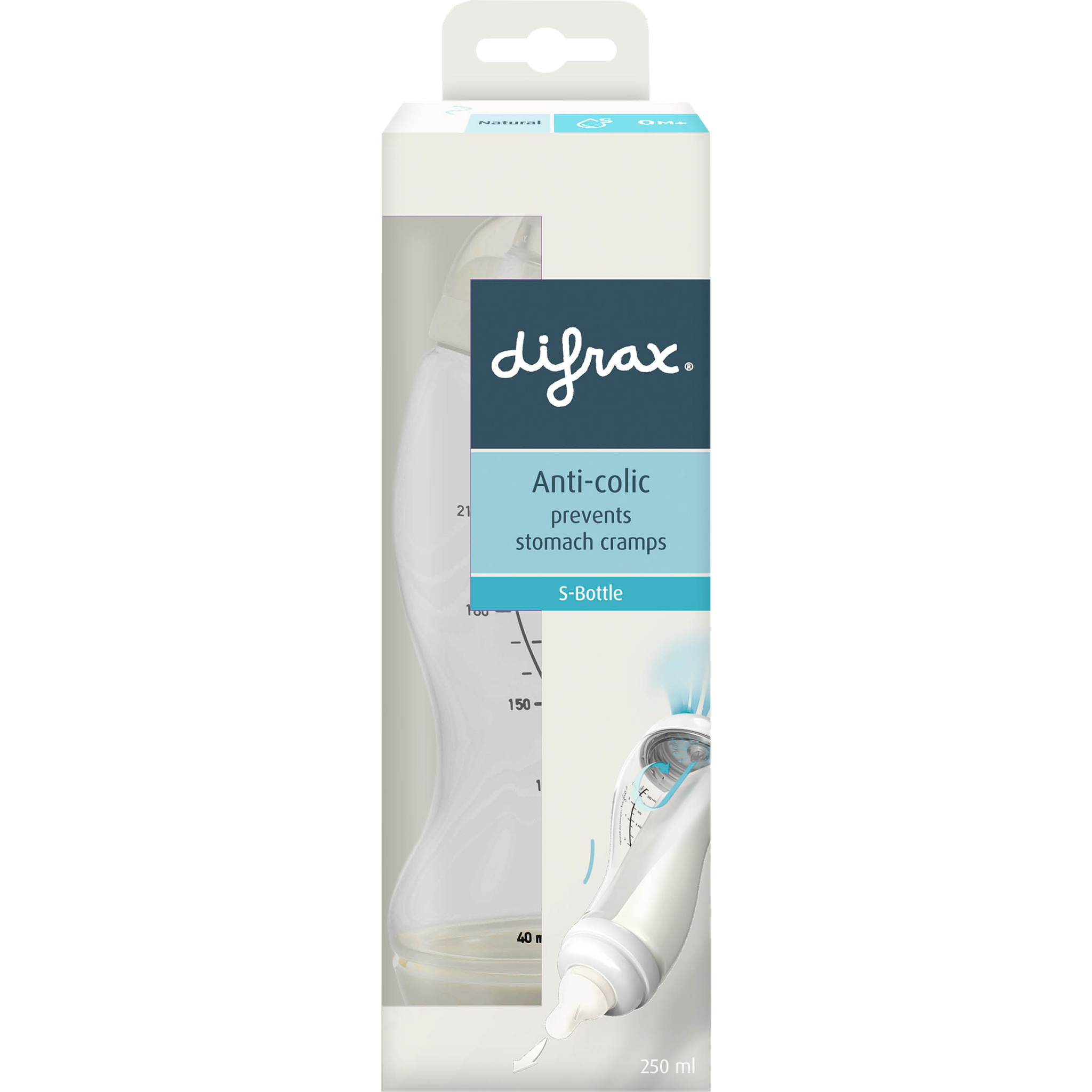Difrax S-Fles Natural Ivory 250 ML