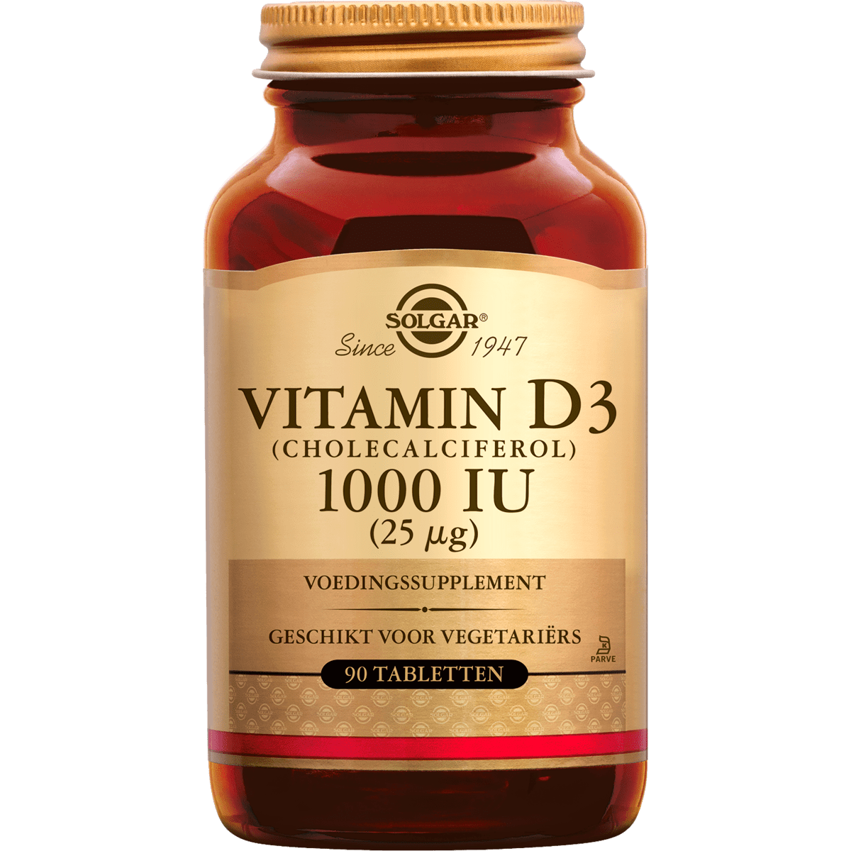 Solgar Vitamine D3 1000 IU 25 MCG tabletten 90 stuks