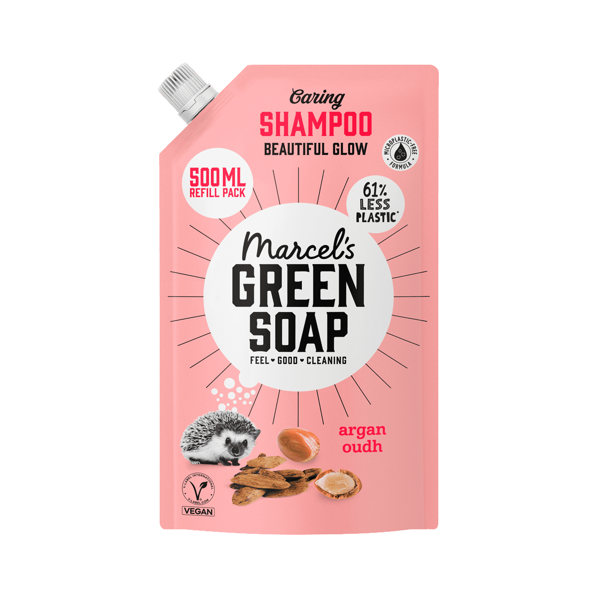 Marcel's Green Soap Shampoo Argan & Oudh Refill 500 ML