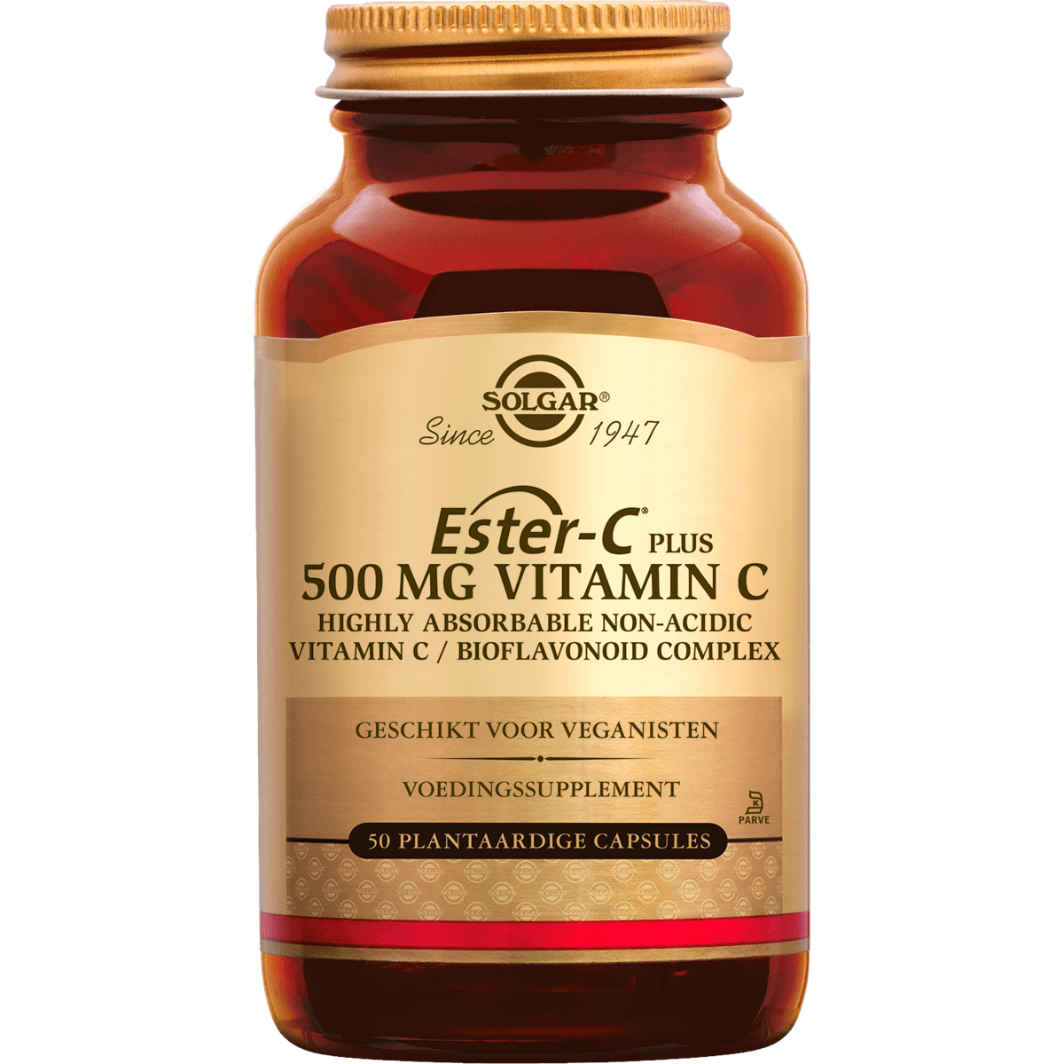 Solgar Ester-C Plus 500 MG Vitamine C Capsules 50 stuks