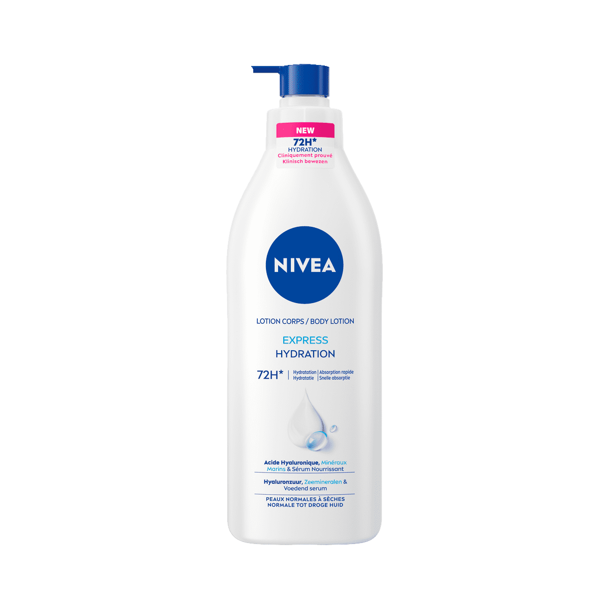 NIVEA Express Bodylotion Pomp 400 ML