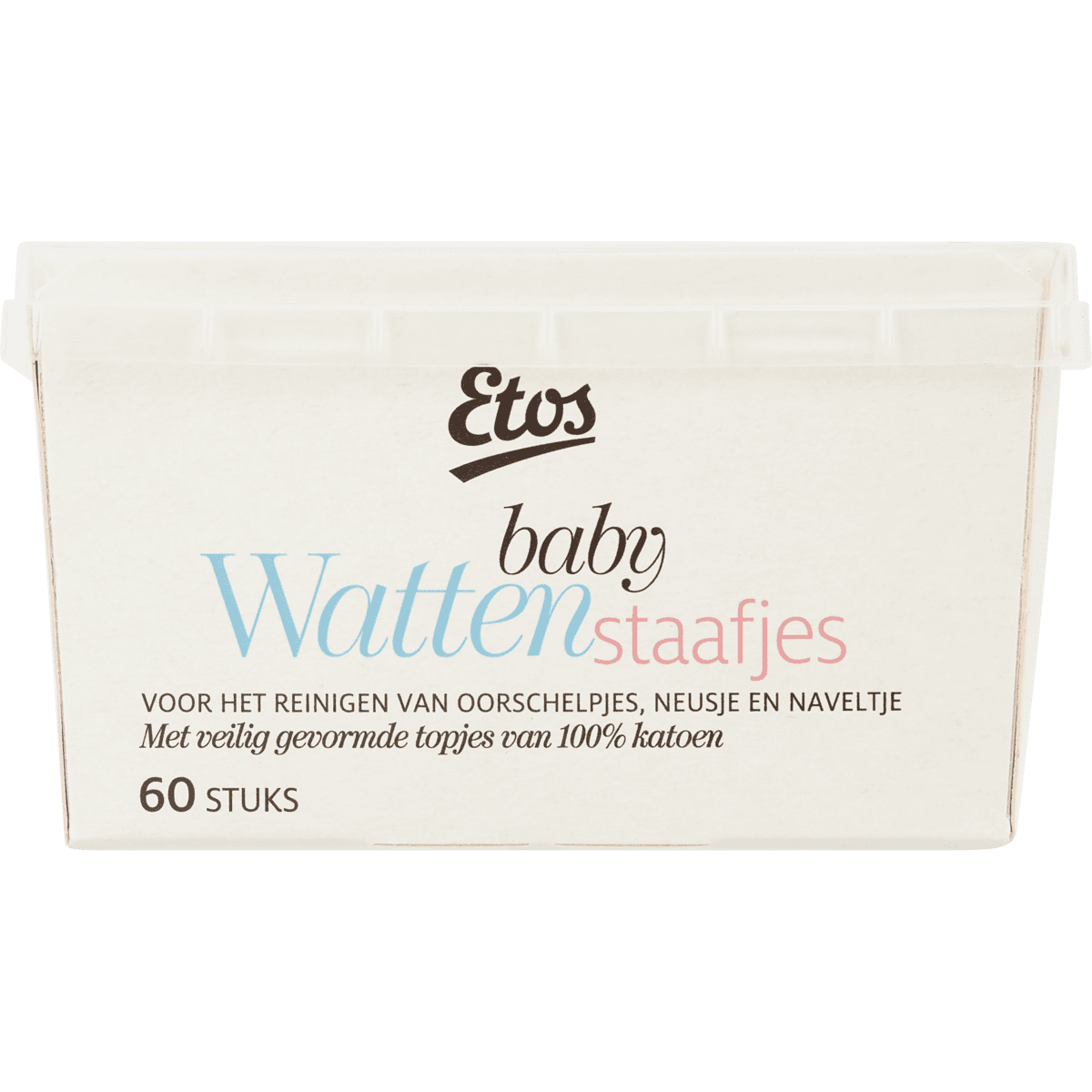 Kindii Linen Care - Wattenstaafjes voor Kinderen, 60 stuks