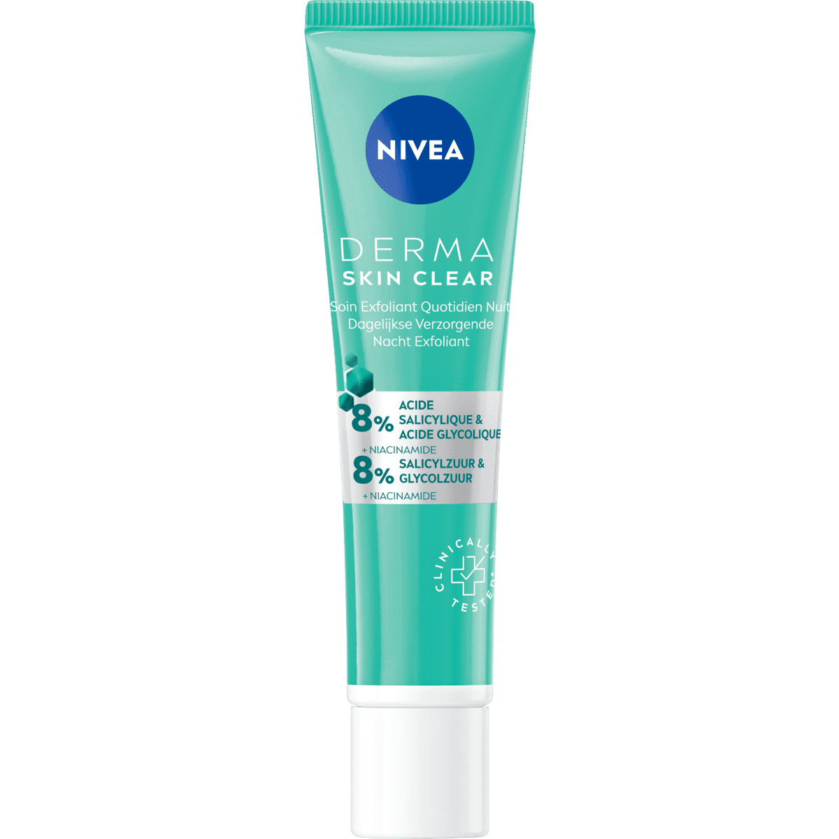 NIVEA Derma Skin Clear Night Exfoliator 40 ML 40 ML Etos