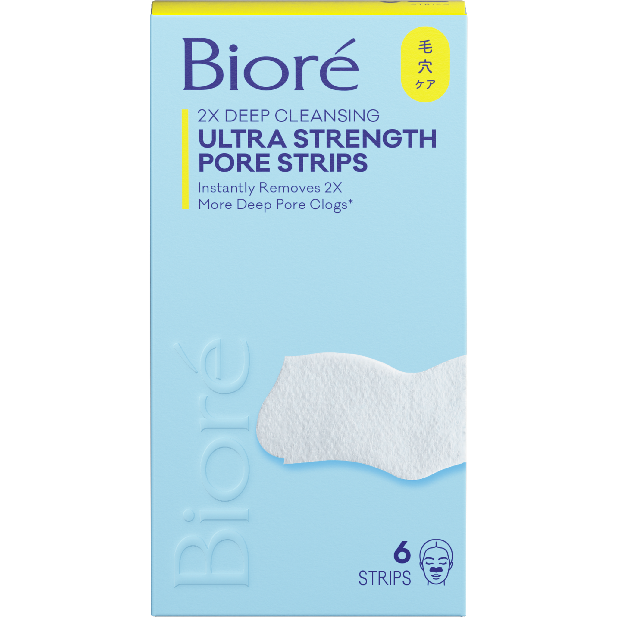 Bioré Ultra Diep Reinigende Poriestrips 6 stuks