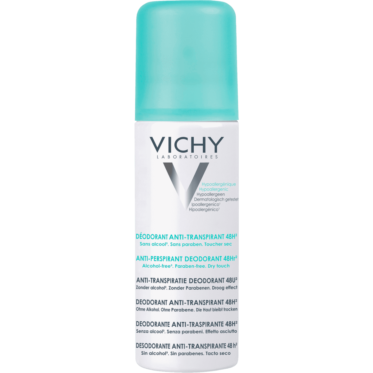 Vichy Deodorant Intense 48U Transpiratie Spray Gevoelige Huid 125 ML
