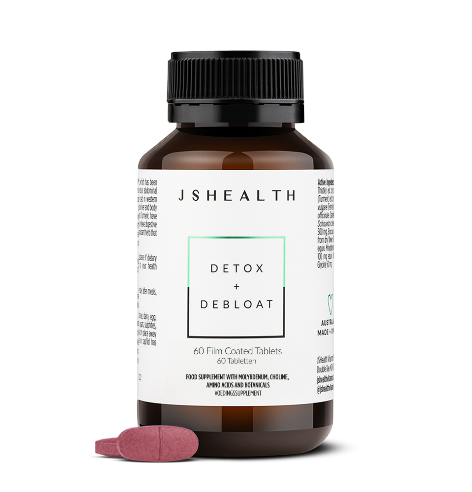 JSHealth Detox Debloat Tab 60 stuks