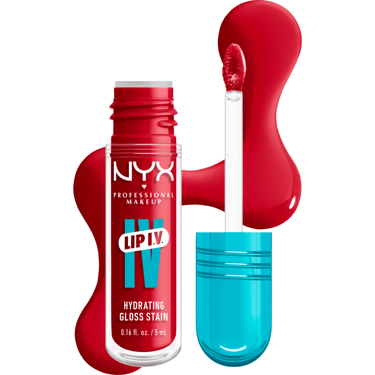 NYX Professional Makeup Lip IV Hydraterende Lipgloss Stain Ready Set Wet