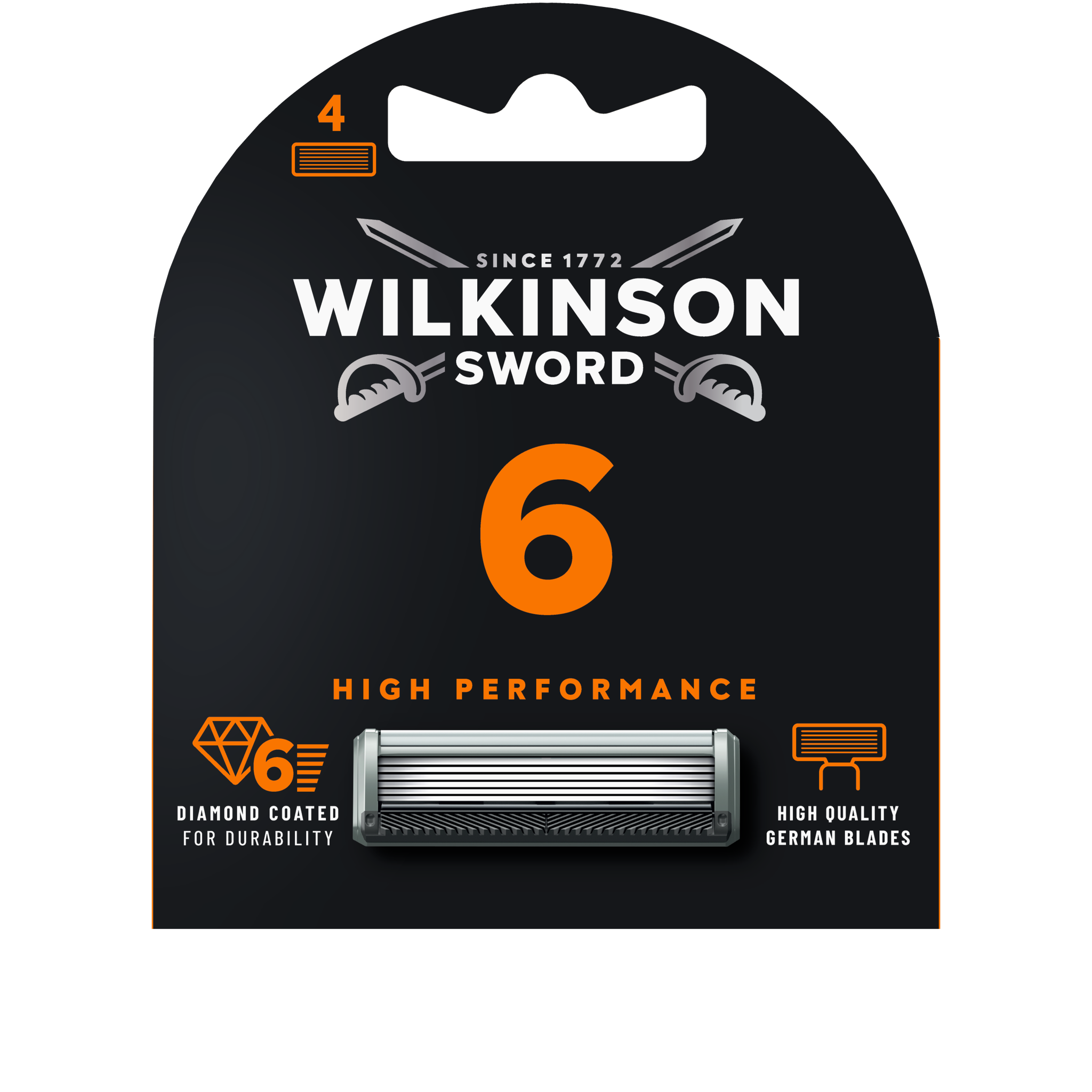 Wilkinson 6 Sword Navulmesjes 4 stuks