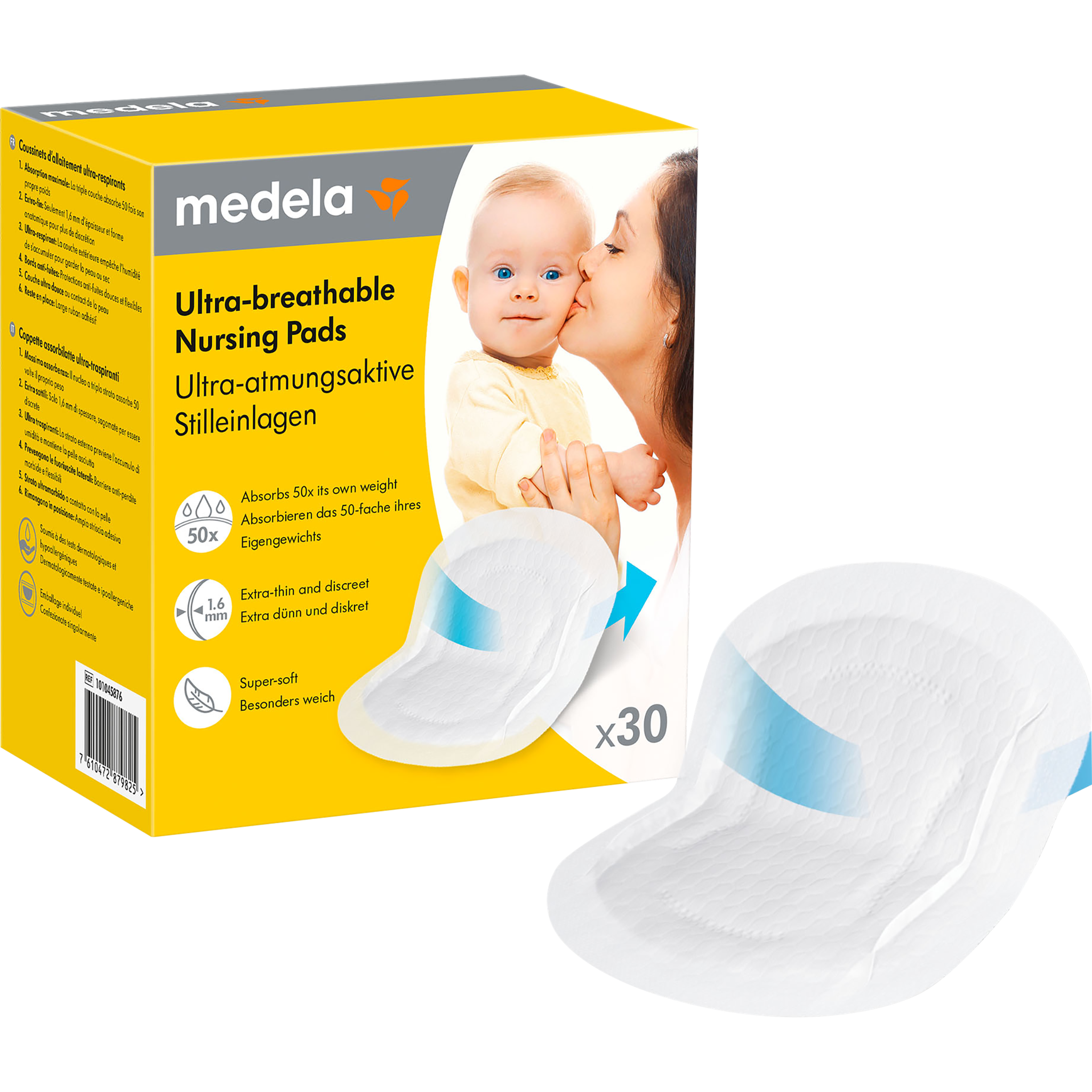 Medela Ultra Ademende Zoogkompressen 30 stuks