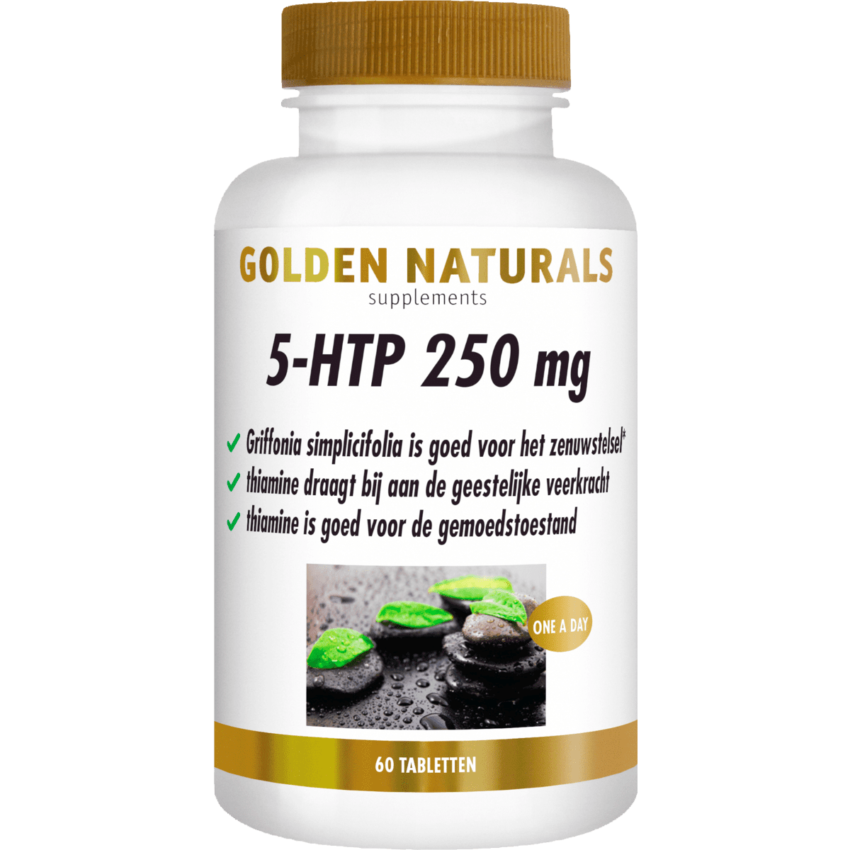Golden Naturals 5-HTP 250 MG Tabletten 60 stuks