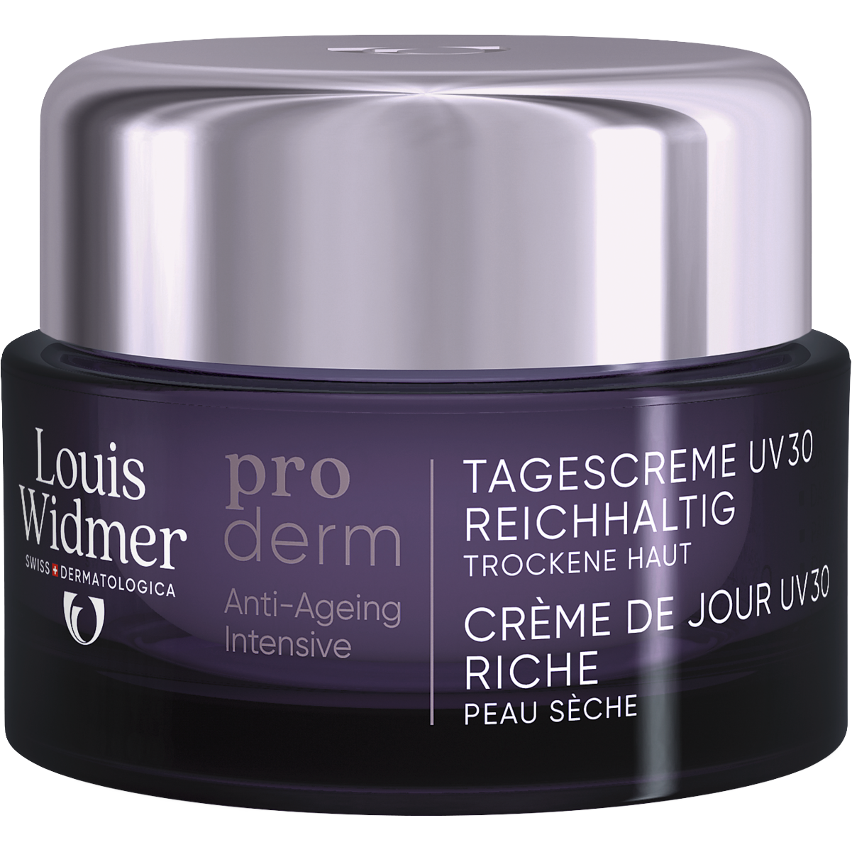 Louis Widmer Proderm Dagcrème Rijke Textuur SPF30 Zonder Parfum 50 ML
