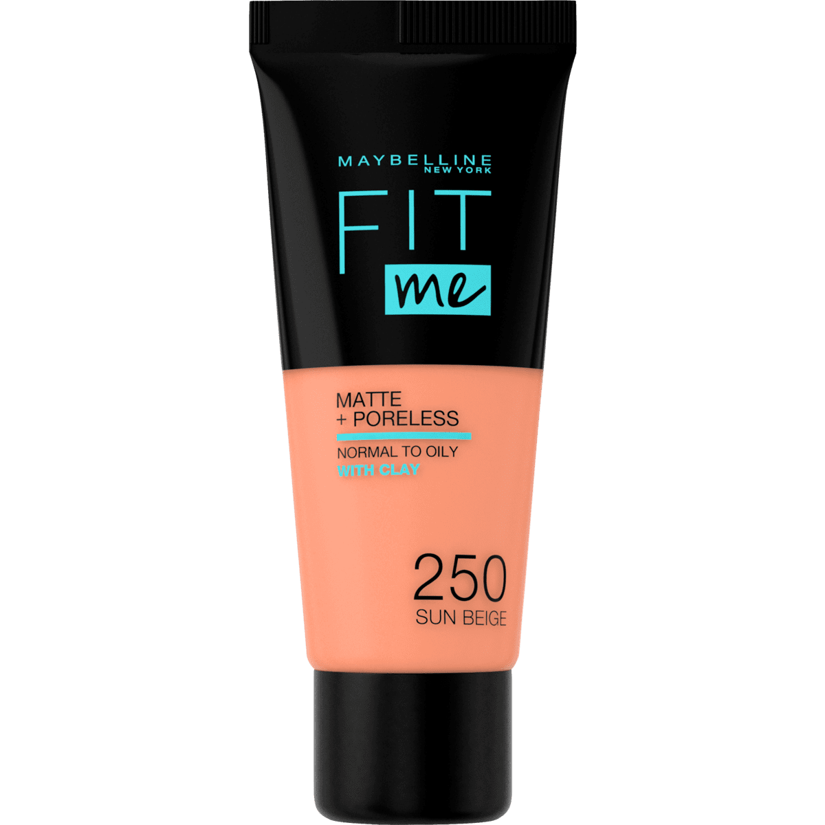 Maybelline New York Fit Me Matte + Poreless Foundation 250 Sun Beige 30 ML