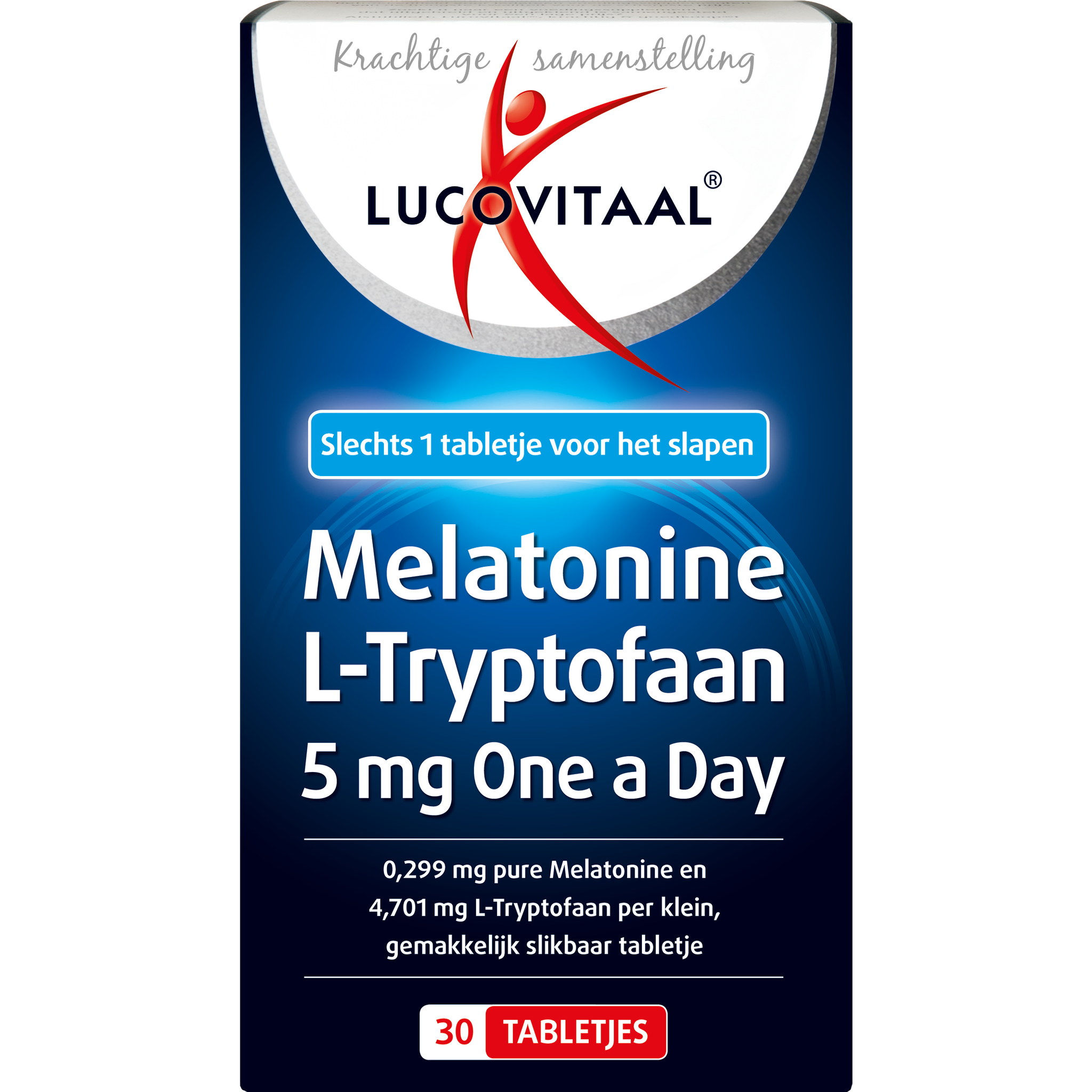 Lucovitaal Melatonine L-Tryptofaan 5 MG 30 stuks