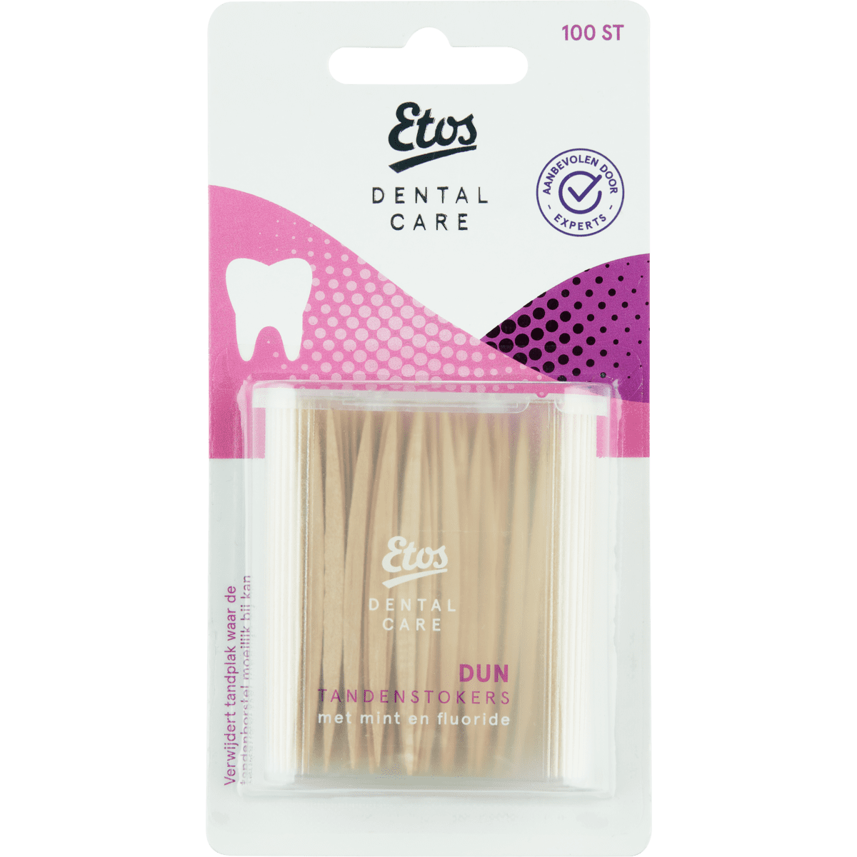 Etos Houten Tandenstokers Dun 100 stuks
