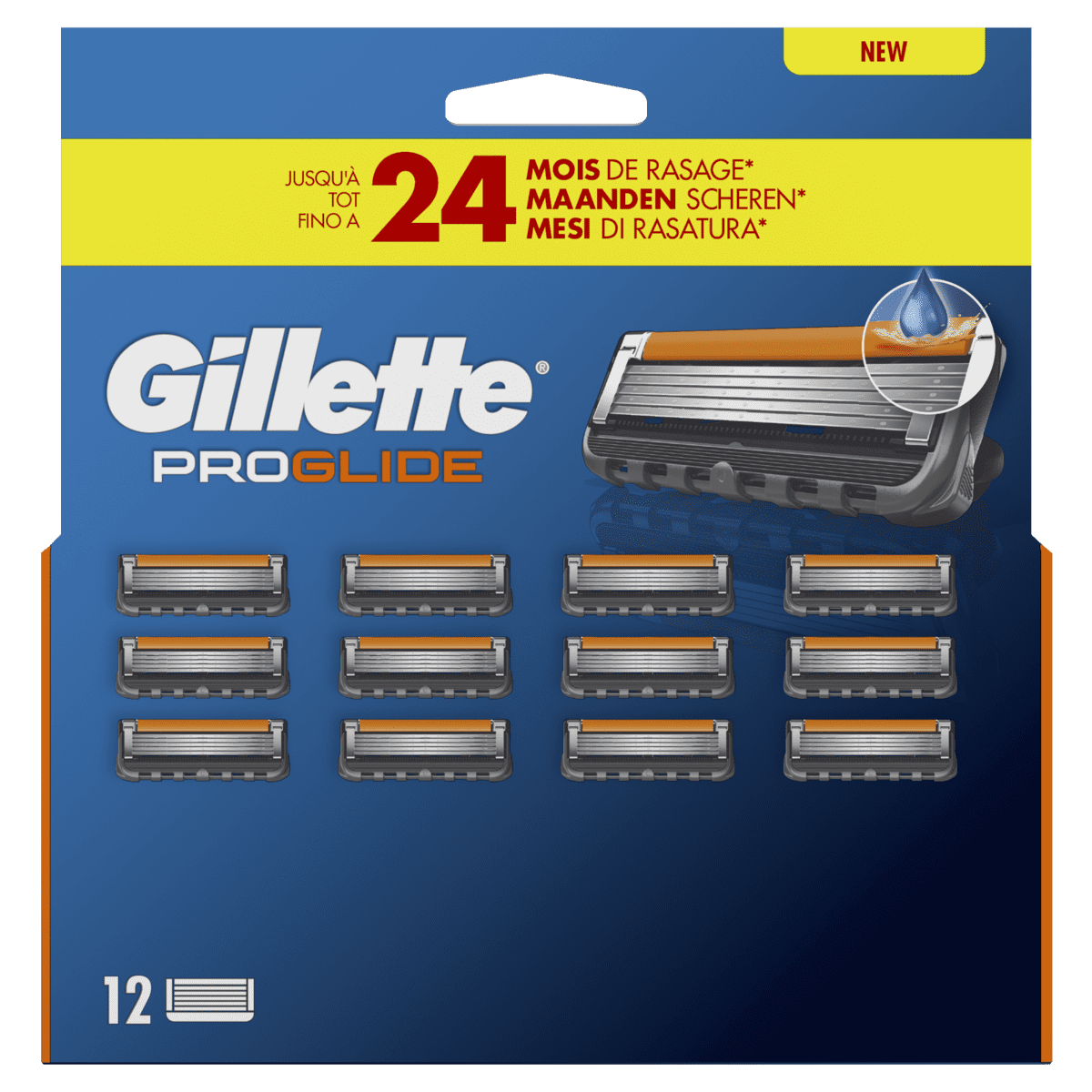 Gillette ProGlide Navulmesjes 12 stuks