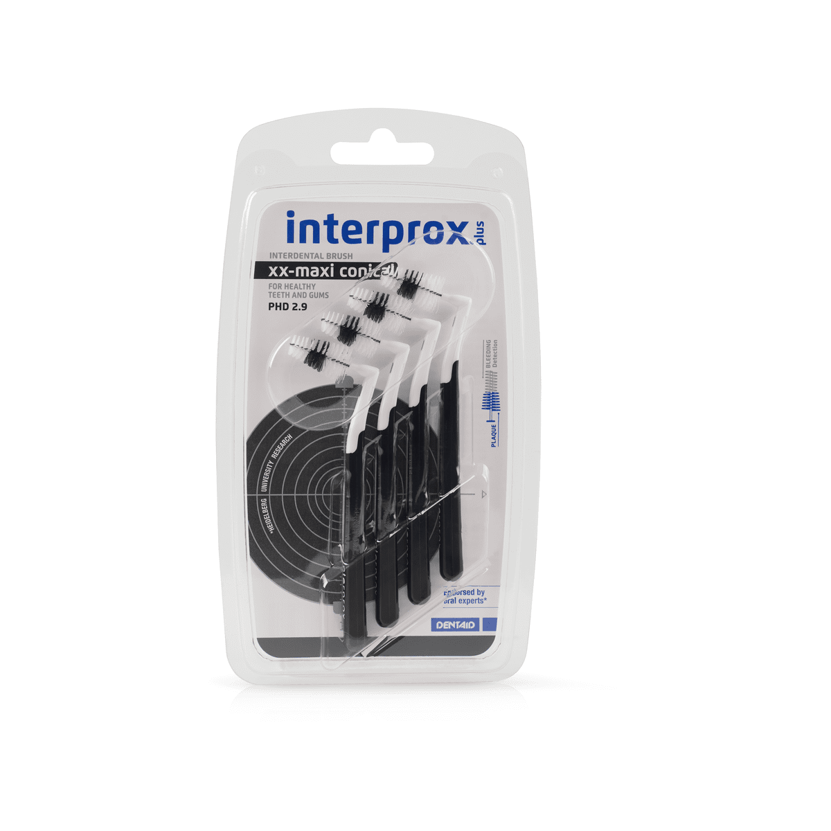Interprox Plus XX-Maxi Ragers Zwart PHD 2.9 mm 4 stuks