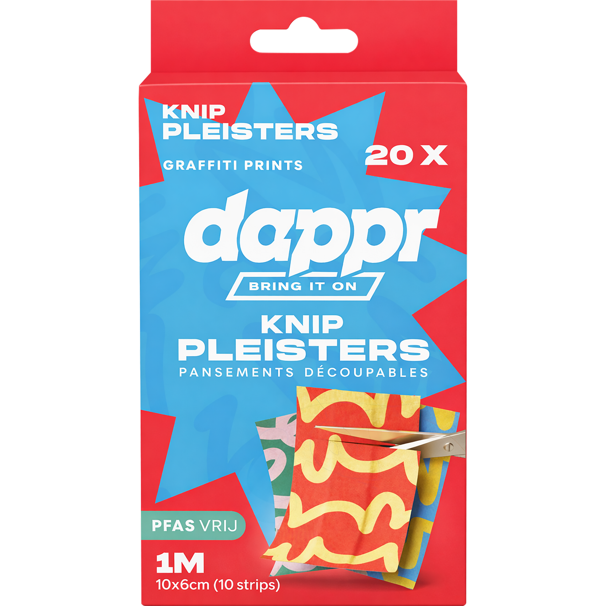 Dappr Graffiti Knippleisters 10x1 meter