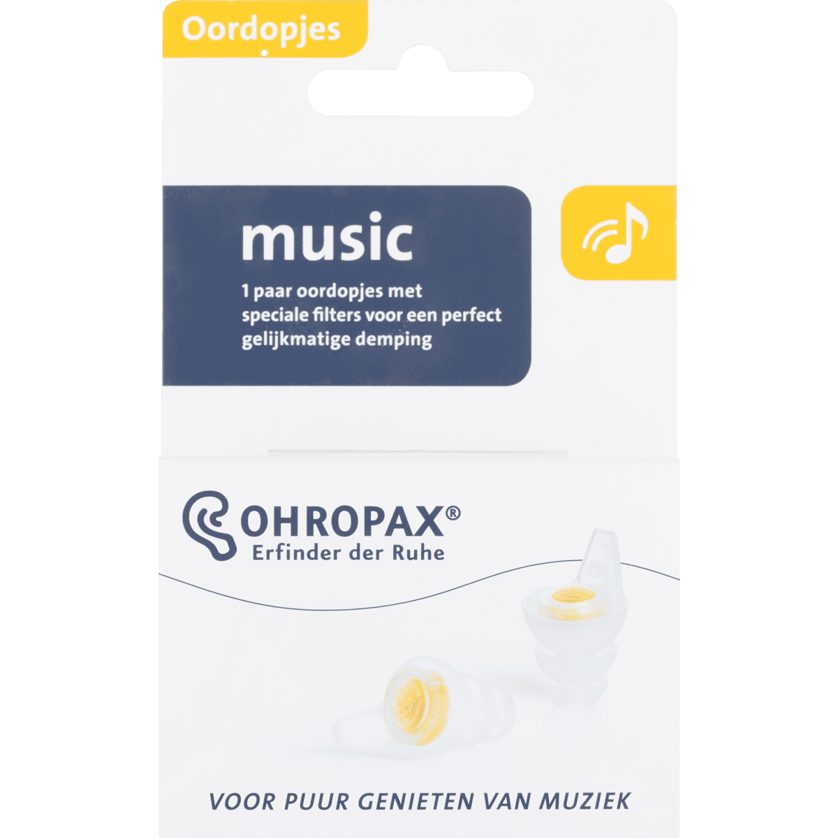 Ohropax Music Oordopjes 4 stuks