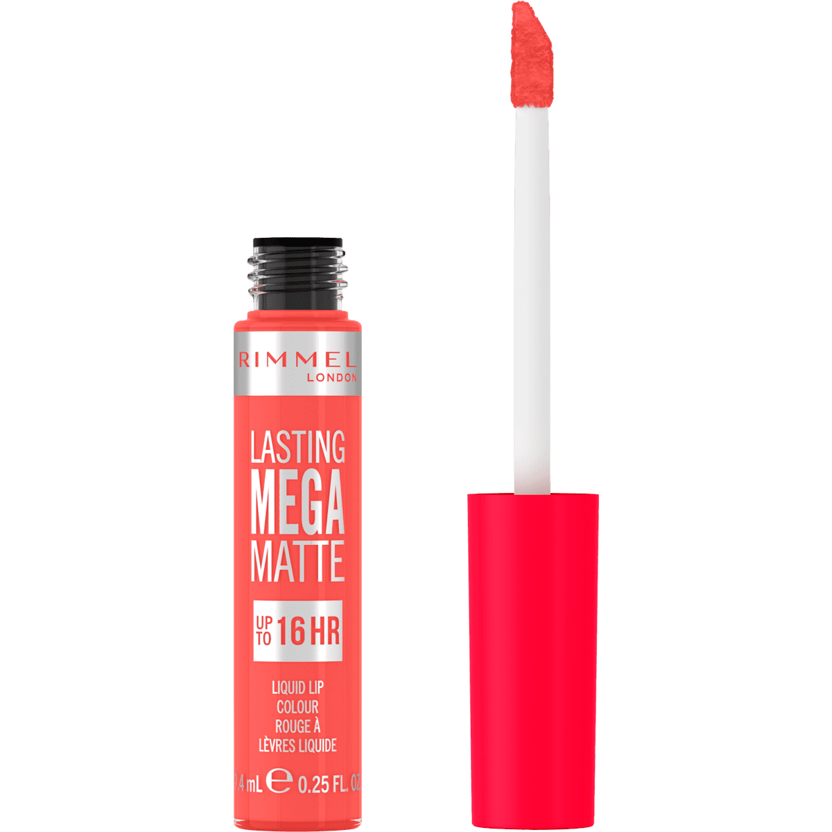 Rimmel London Lasting Mega Matte Liquid Lipstick 600 Coral Sass