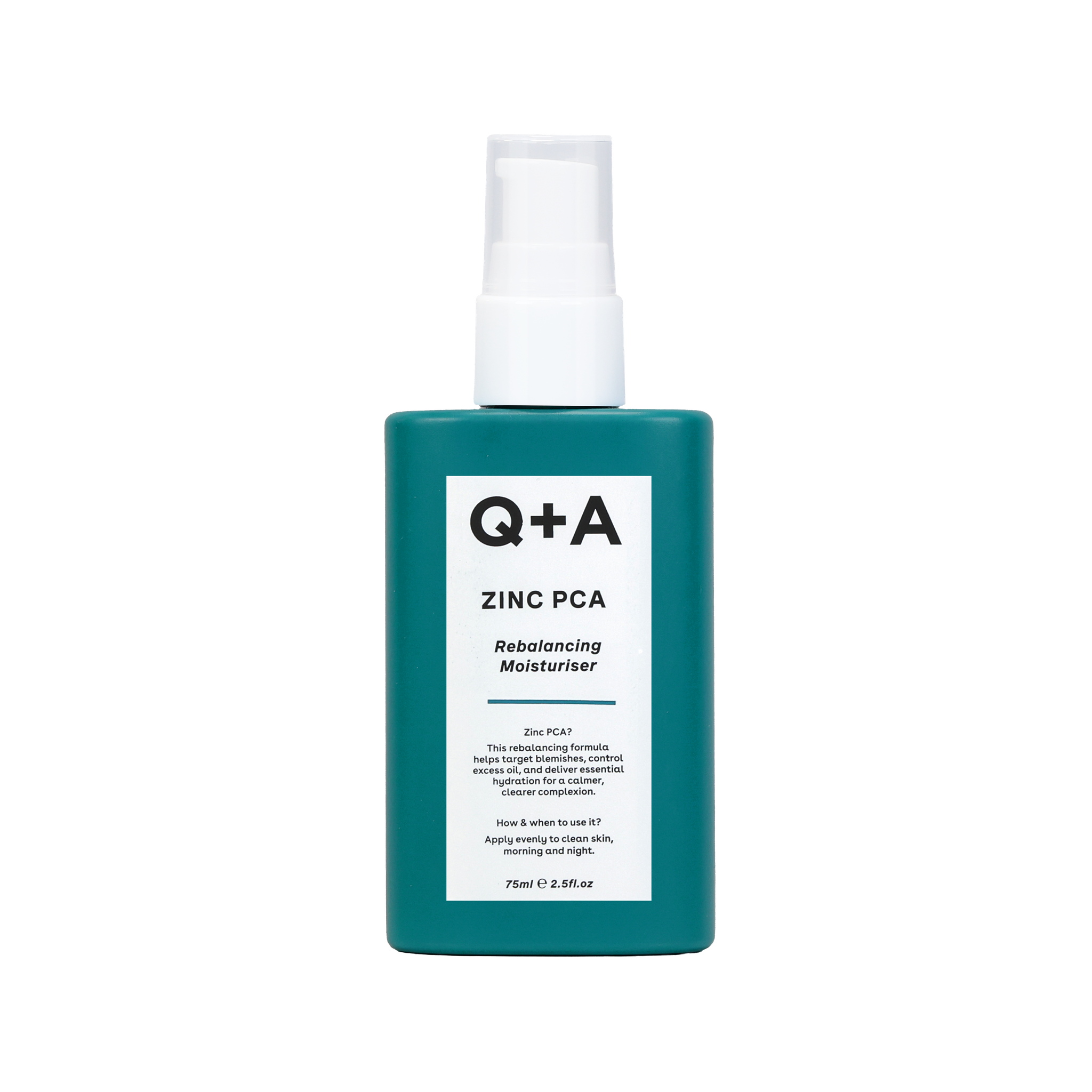 Q+A Zinc PCA Daily Moisturiser 75 ML