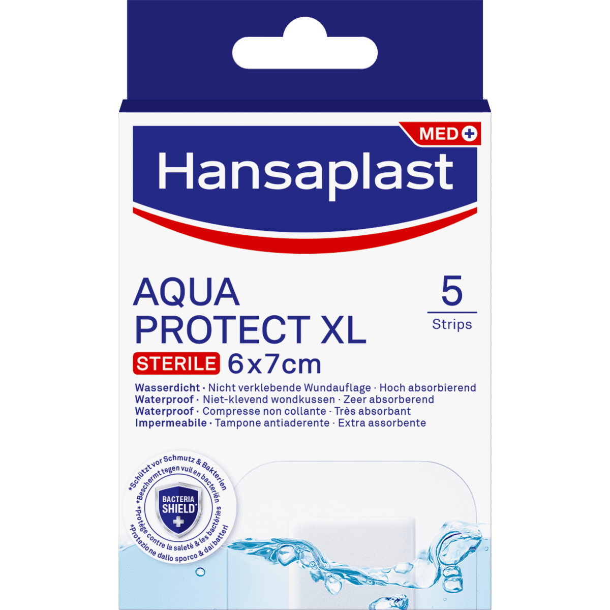Hansaplast Aqua Protect XL Eilandpleister 5 stuks