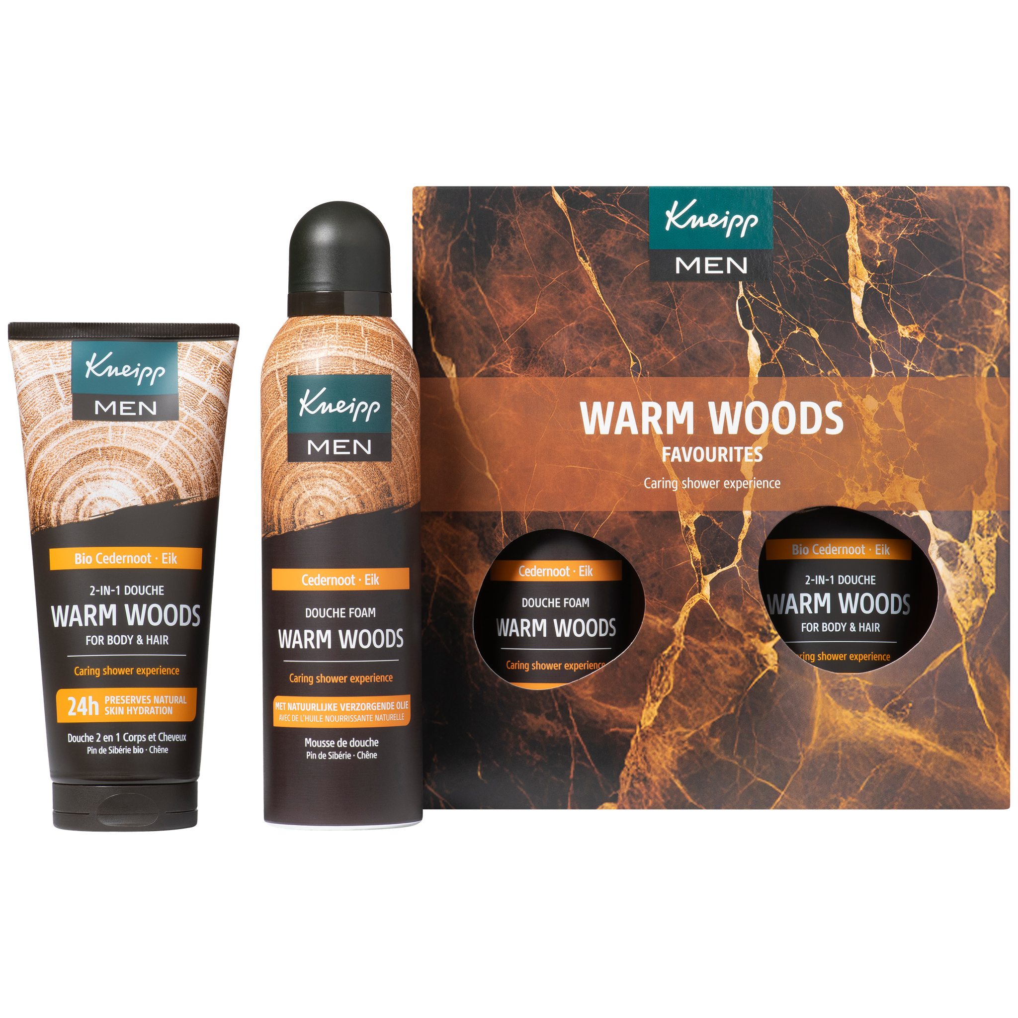 Kneipp Giftset Men Warm Woods Favourites 2 stuks
