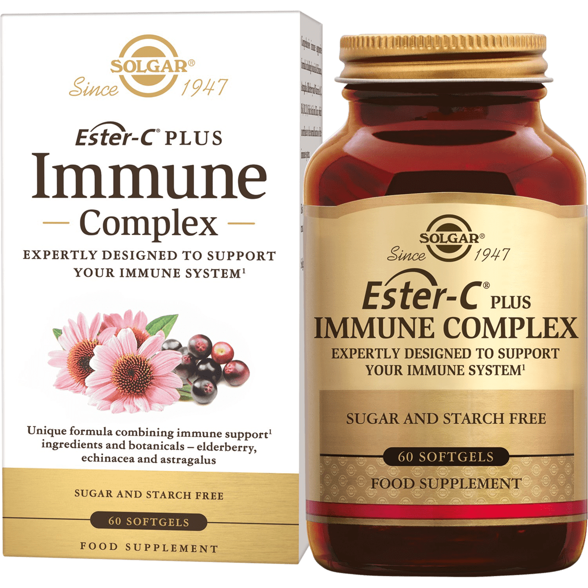 Solgar Ester-C Plus Immune Complex Softgels 60 stuks