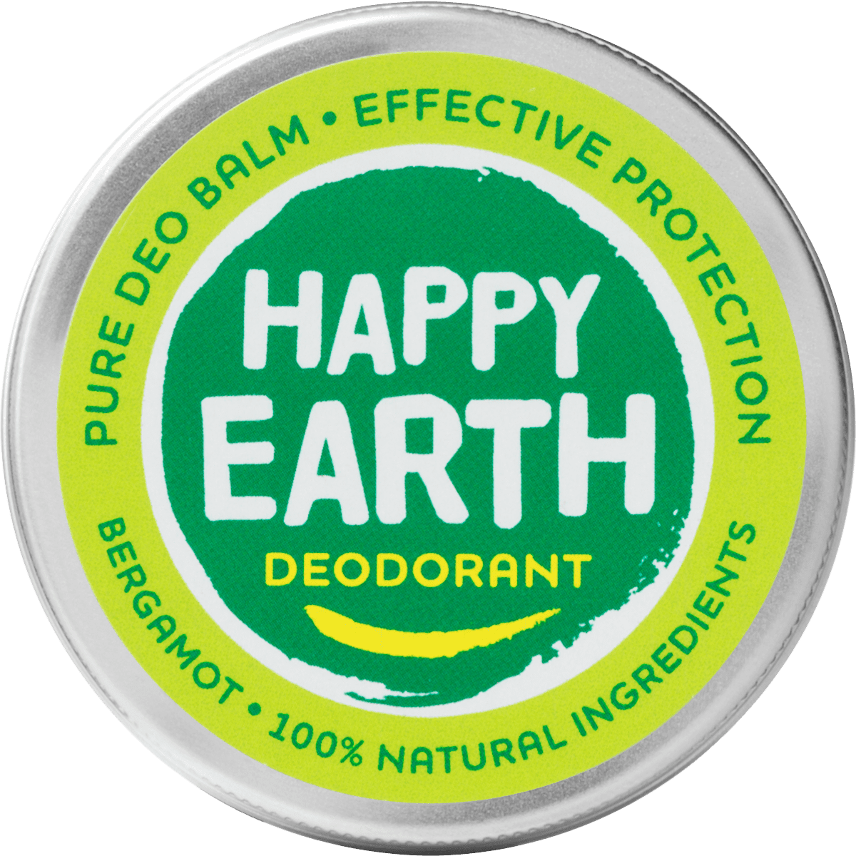 Happy Earth 100% Natuurlijke Bergamot Deodorant Balm 45 gram