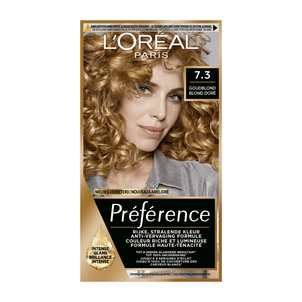 L'Oréal Paris Préférence Permanente Haarverf 7.3 Floride