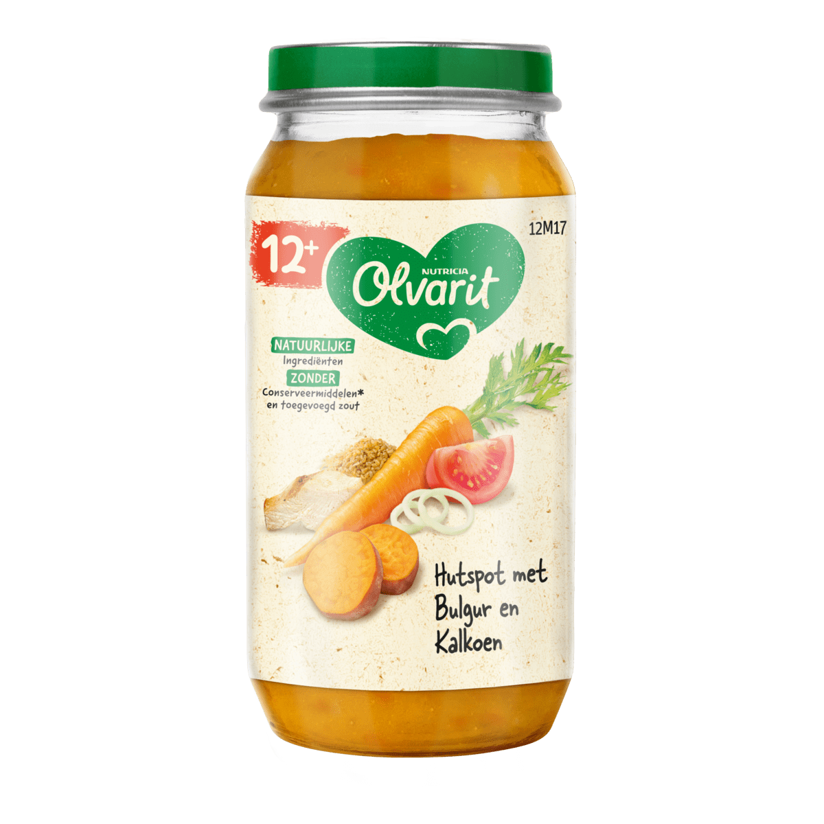 Olvarit Hutspot Bulgur Linzen 12+ Maanden 100 gram