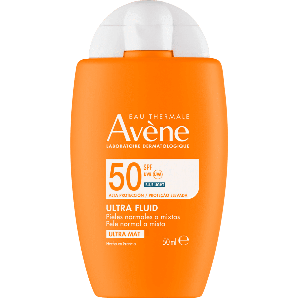 Avène Ultra Fluid Invisible Zonnebrand Gezicht SPF50 50 ML