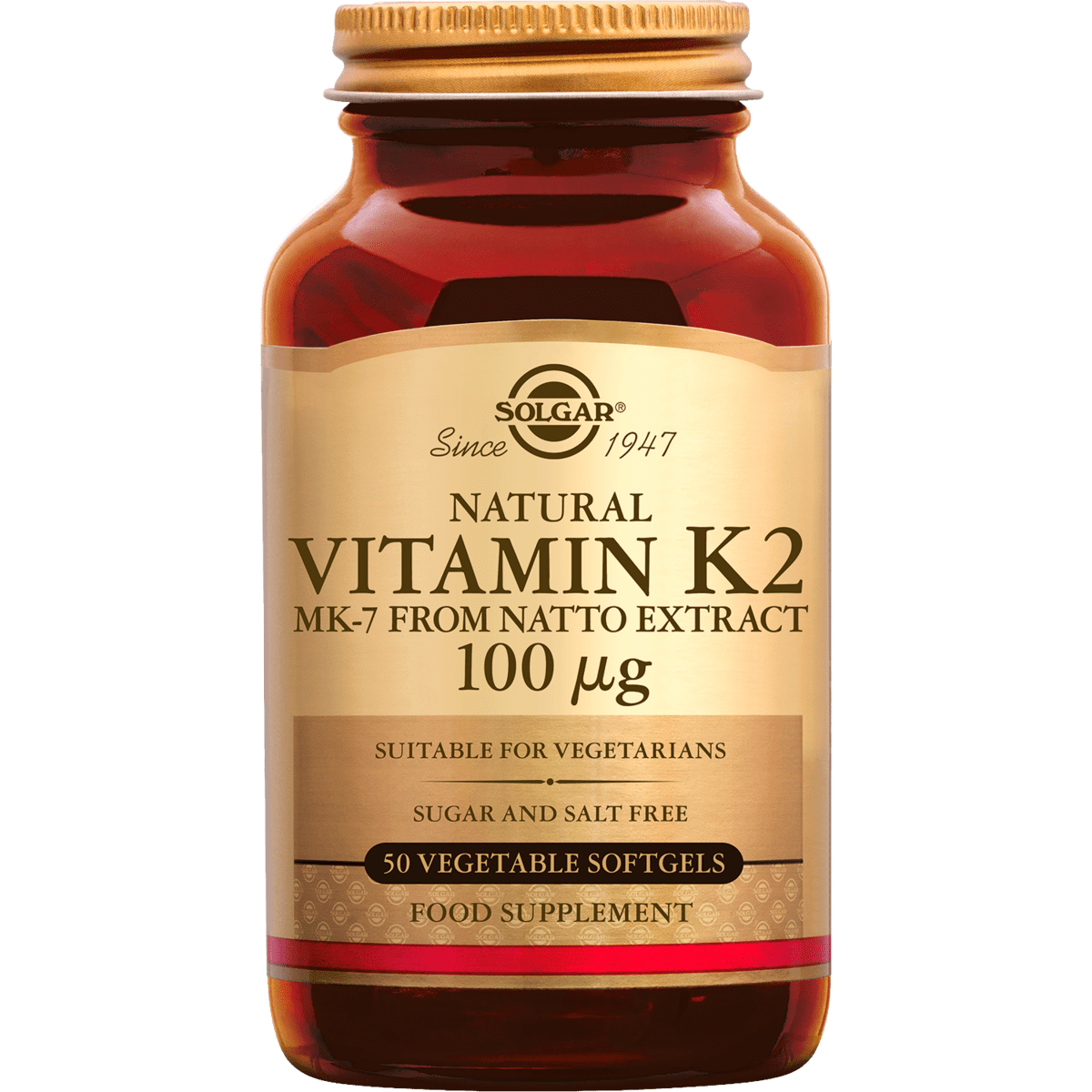 Solgar Vitamine K2 100 MCG Capsules 50 stuks