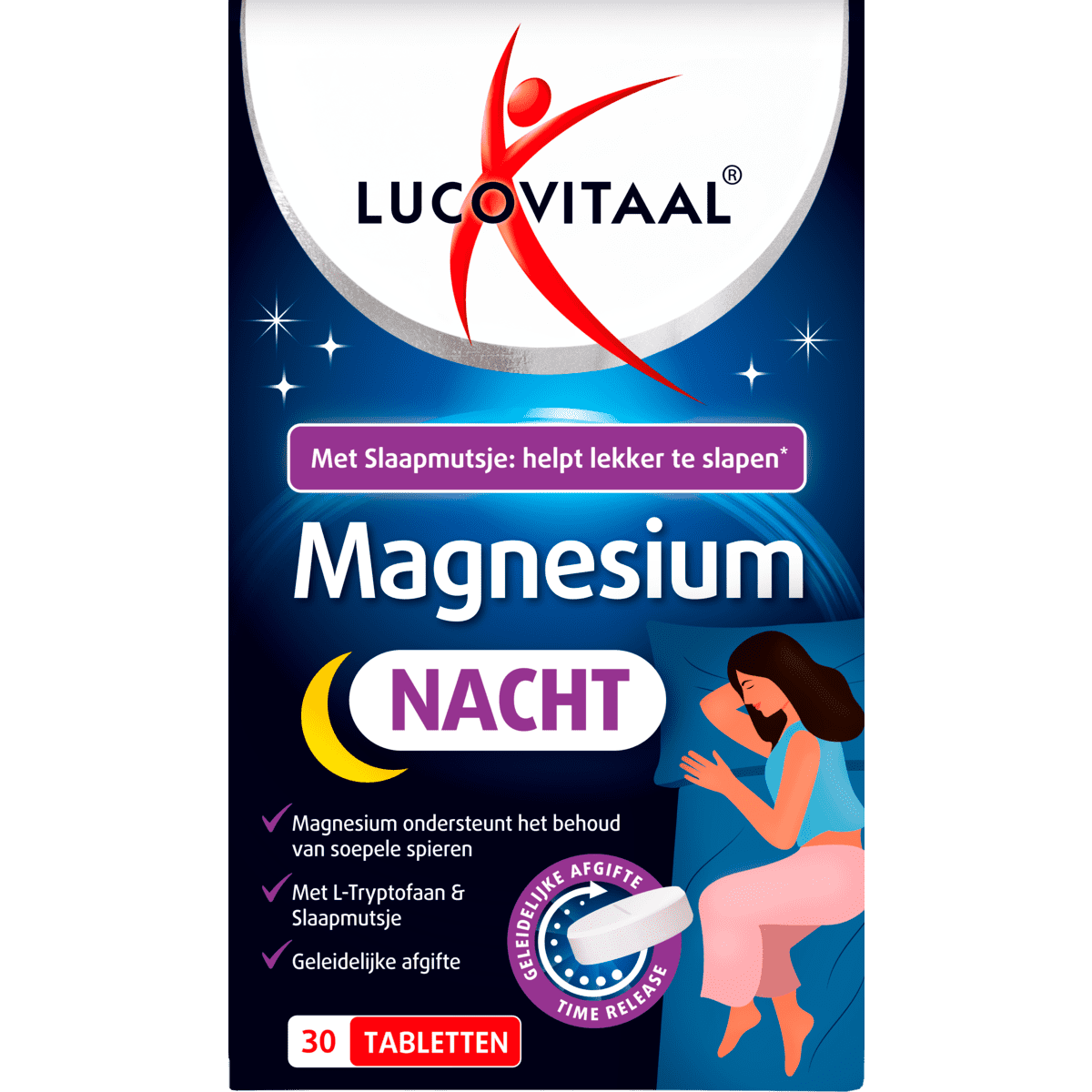 Lucovitaal Magnesium Nacht Complex Tabletten 30 stuks