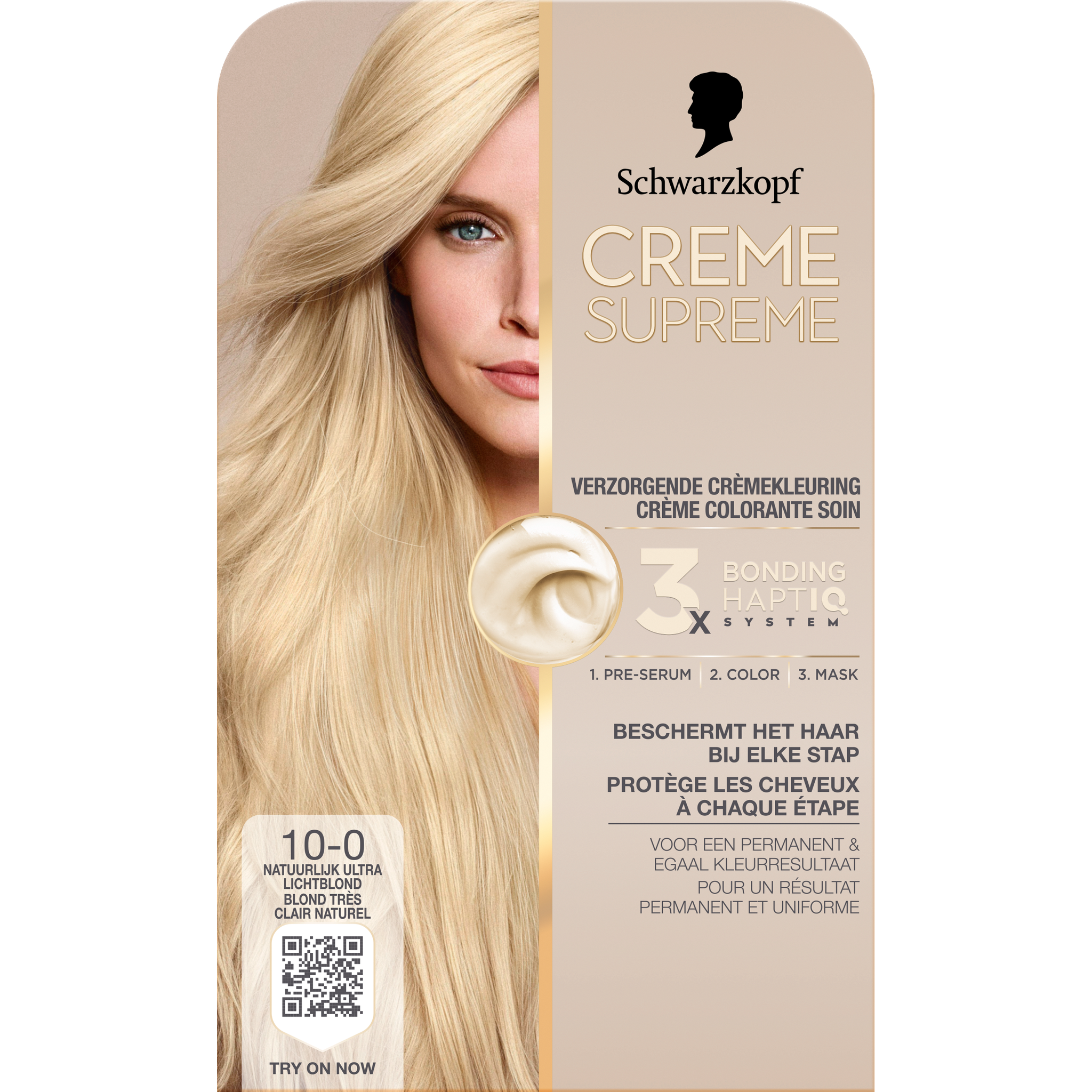 Schwarzkopf Creme Supreme Haarkleuring 10-0 Natuurlijk Extra Lichtblond